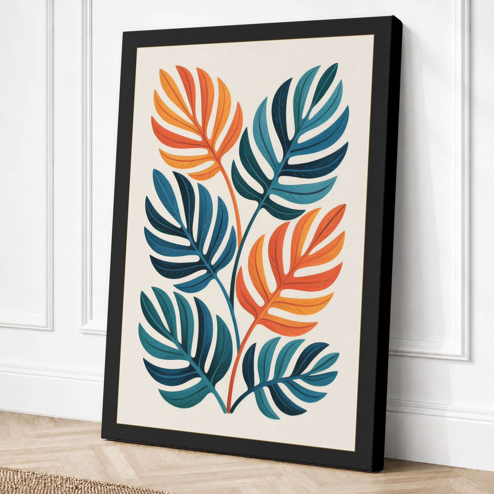 Black border canvas