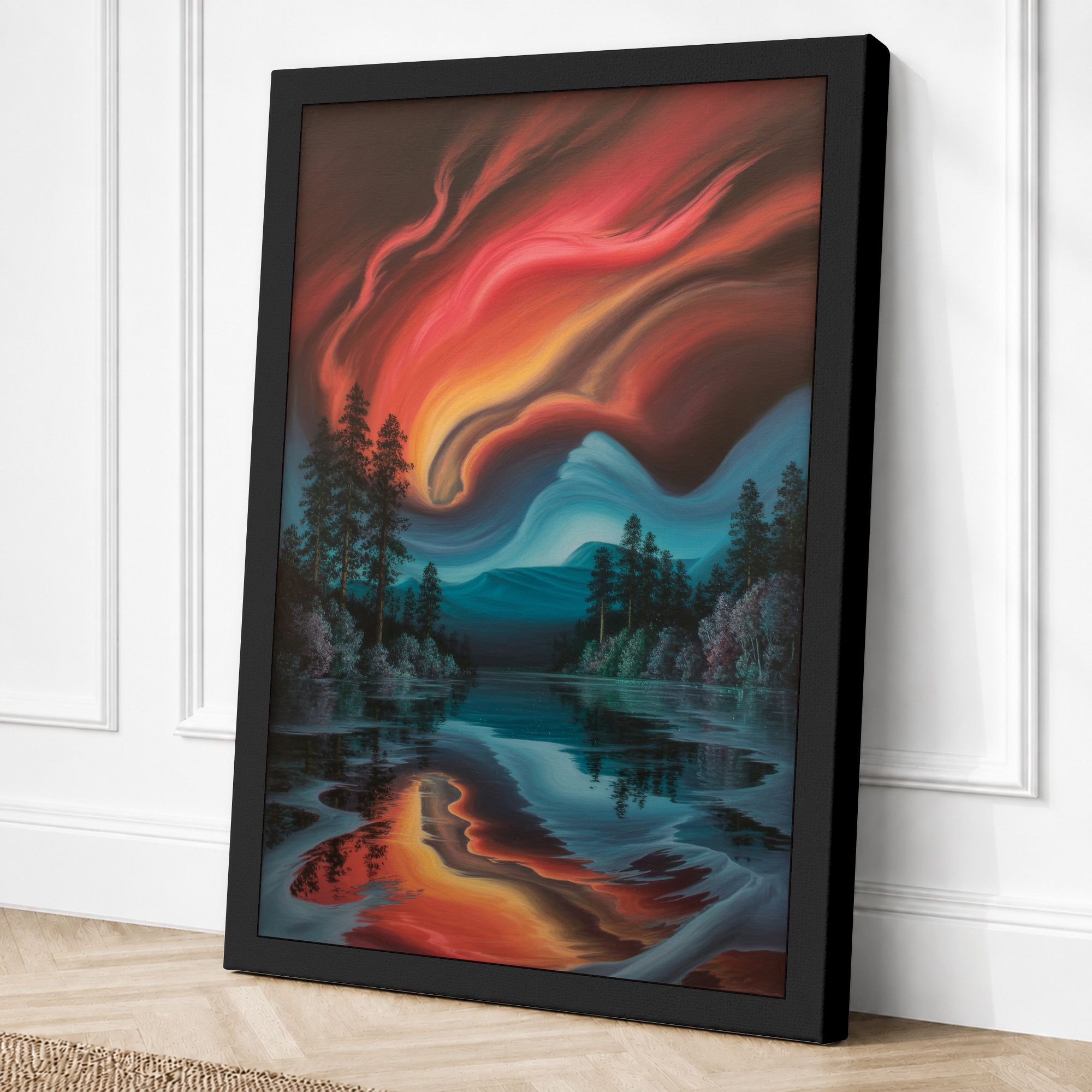 Black border canvas