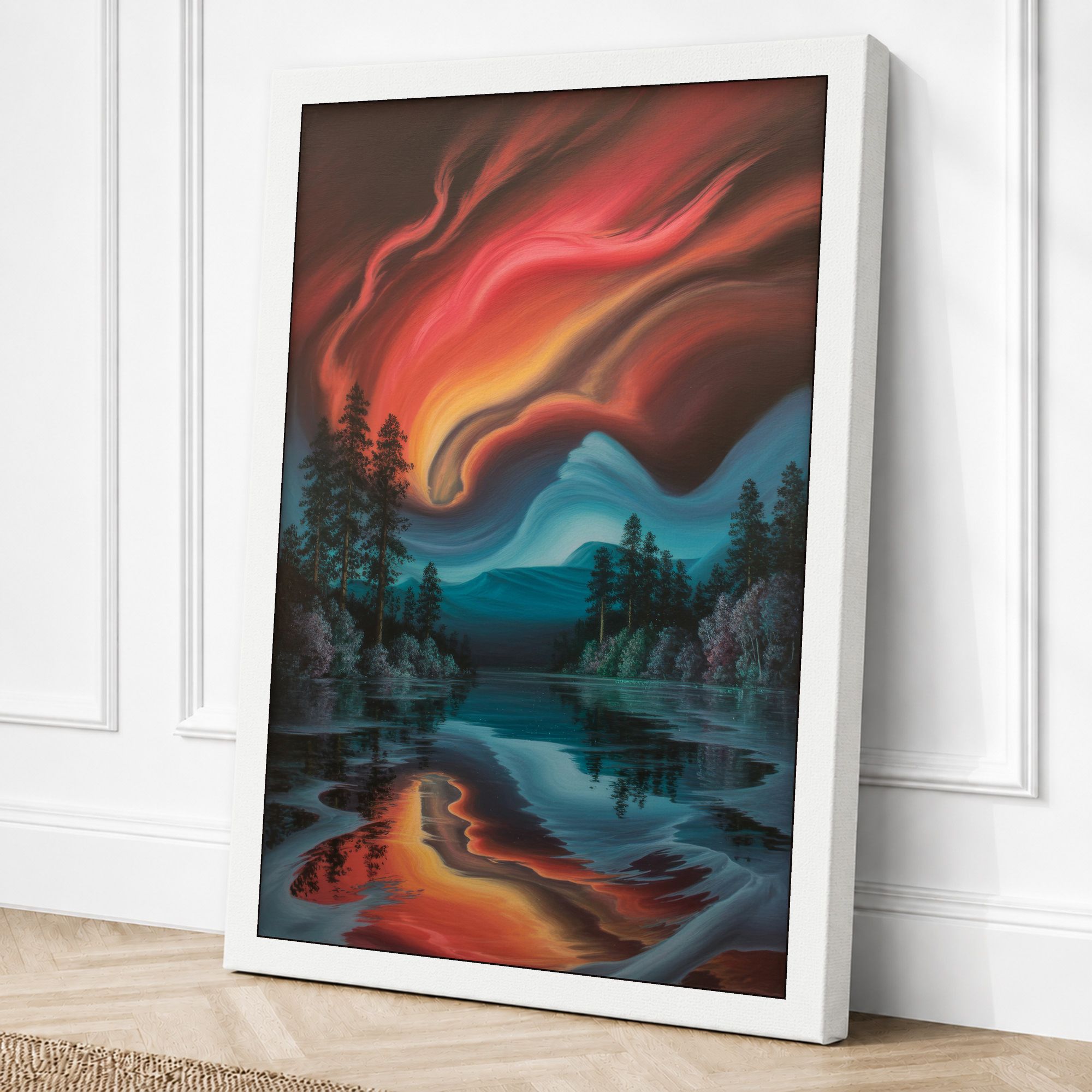 White border canvas