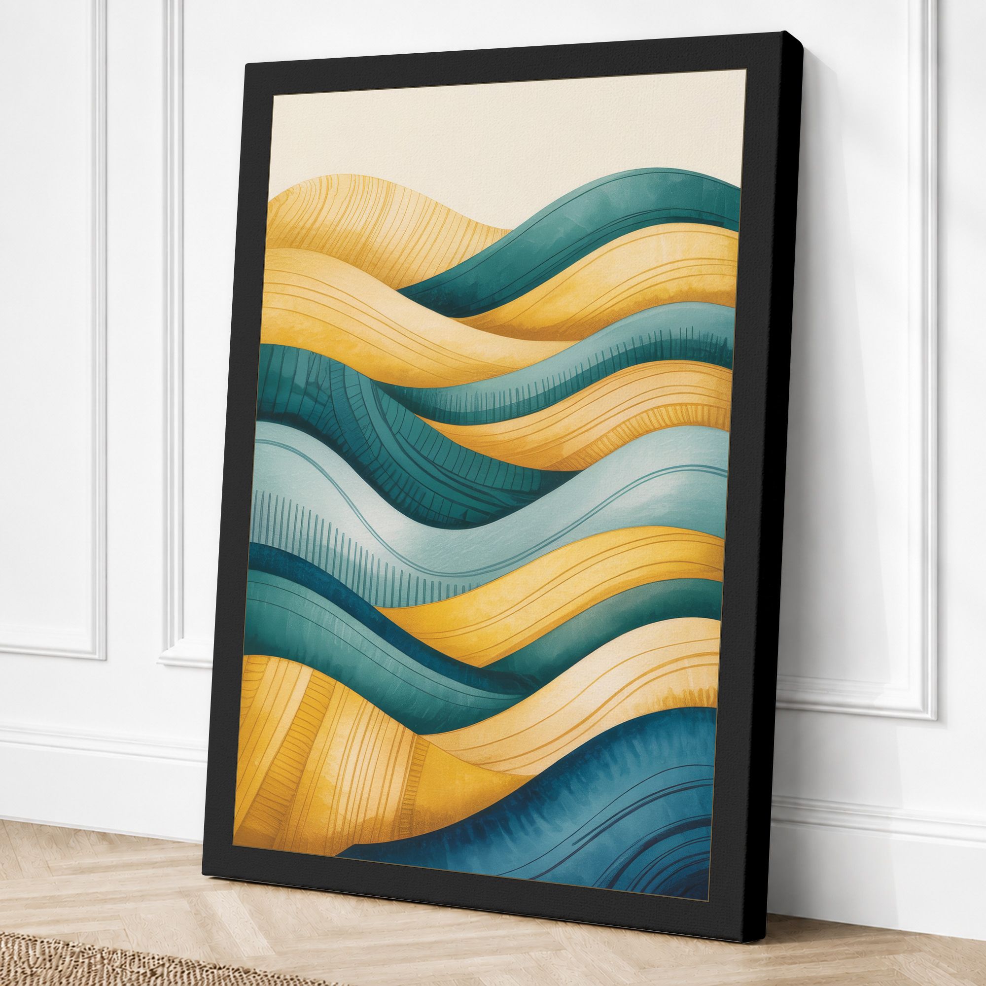 Black border canvas