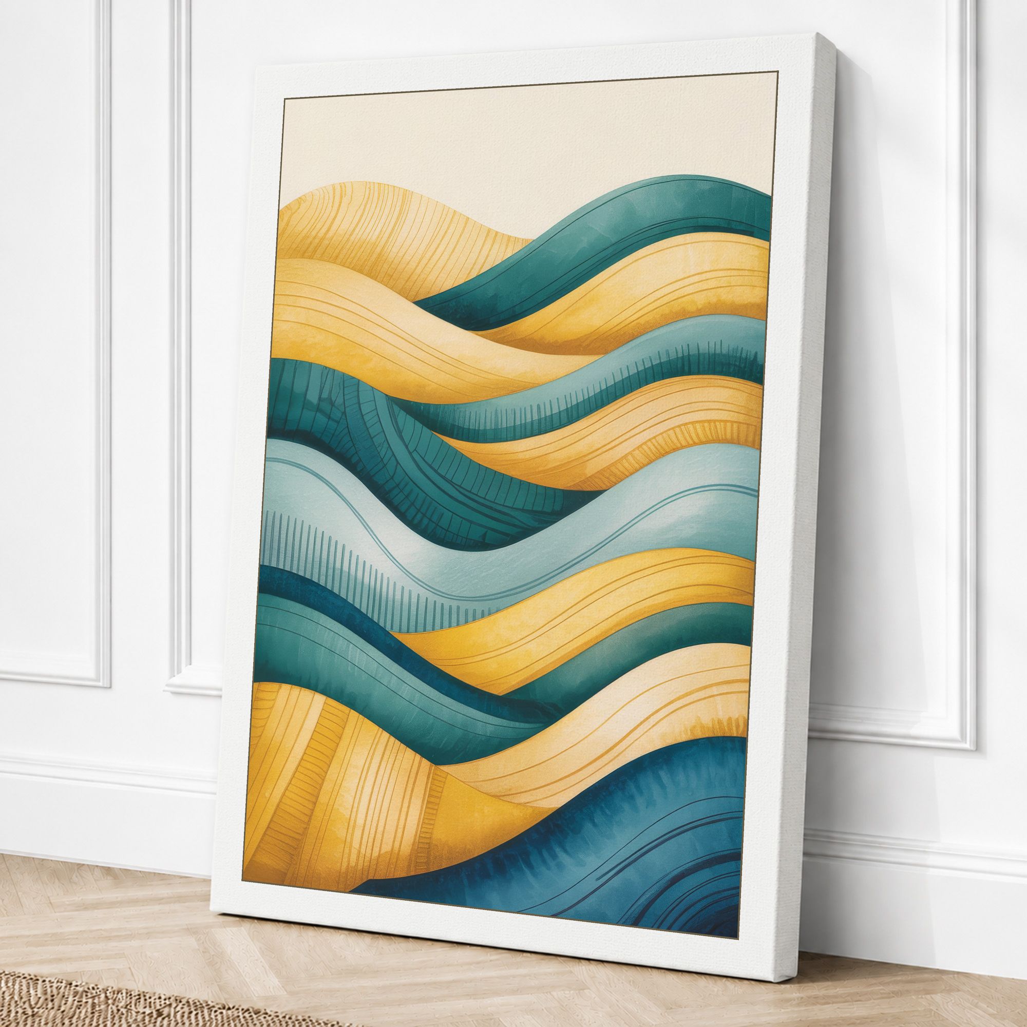 White border canvas