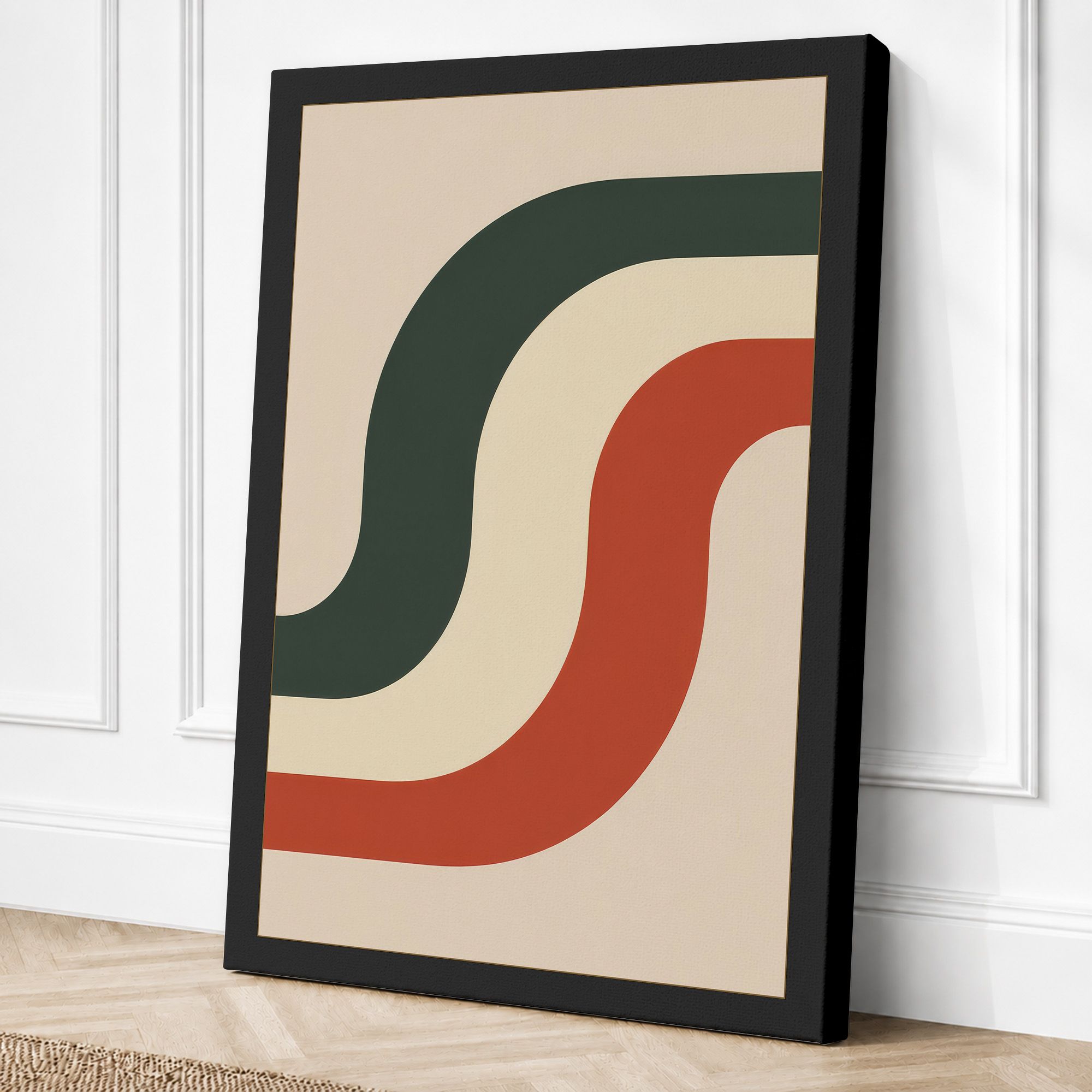 Black border canvas