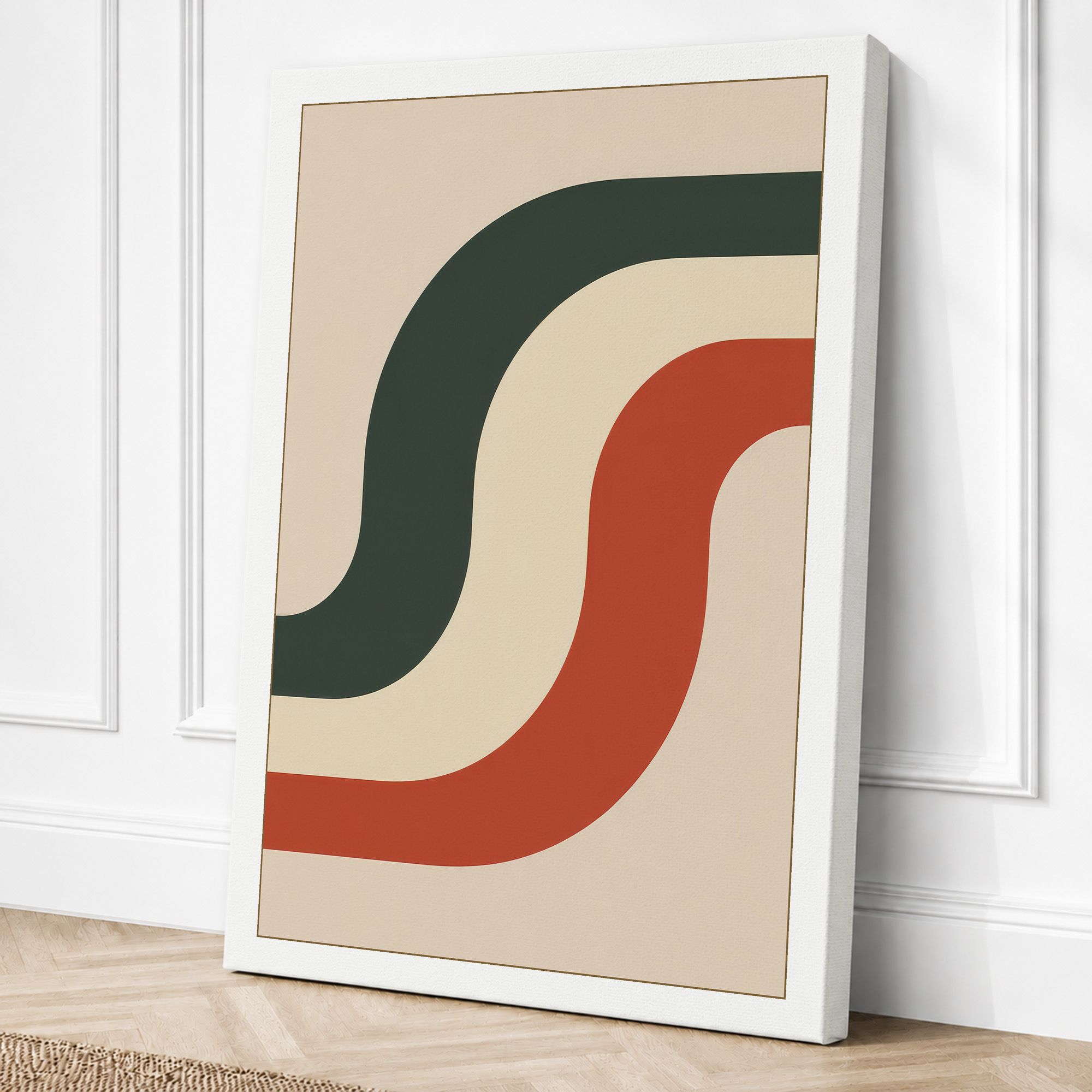 White border canvas