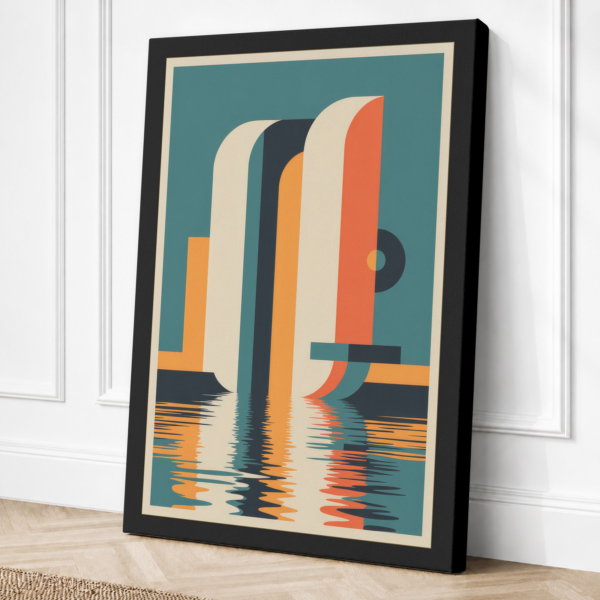Black border canvas