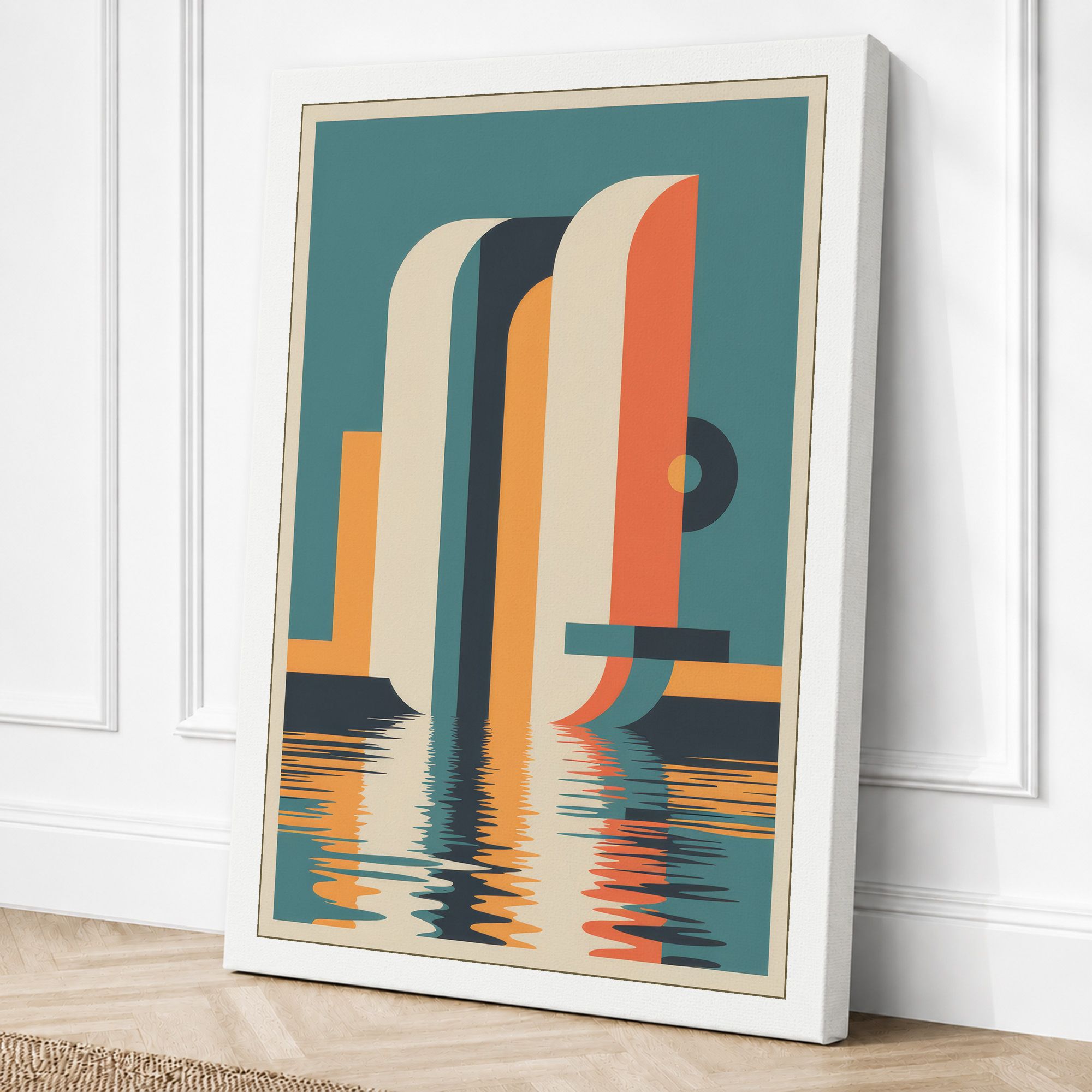 White border canvas