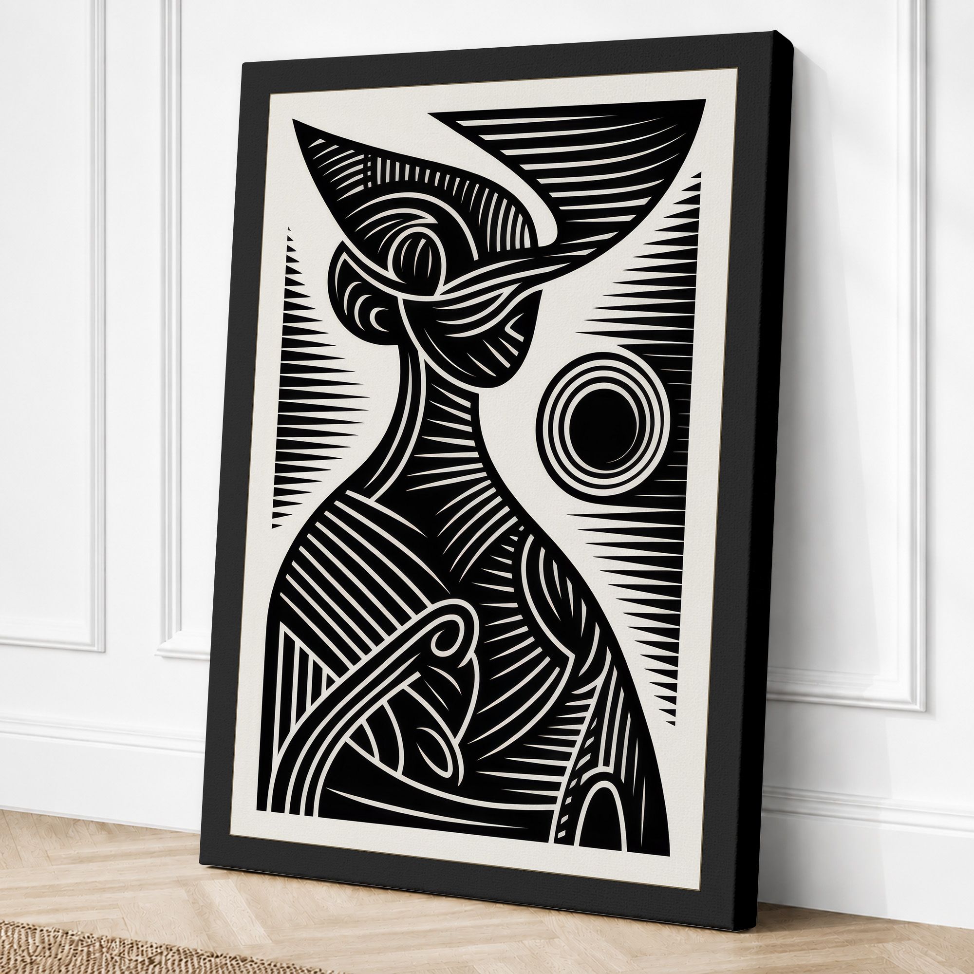 Black border canvas