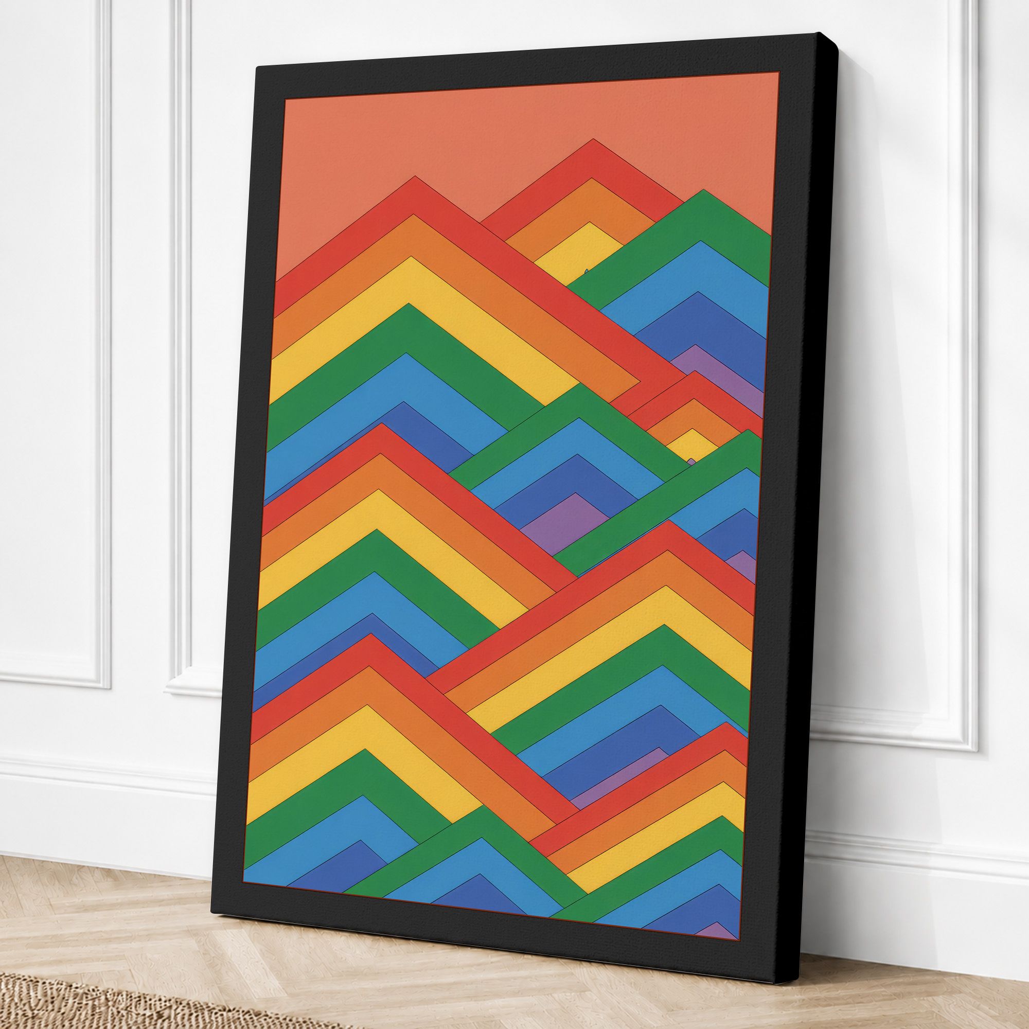 Black border canvas