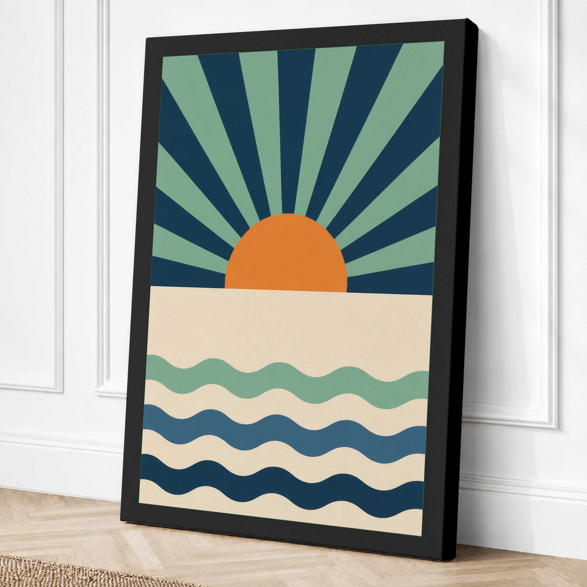 Black border canvas