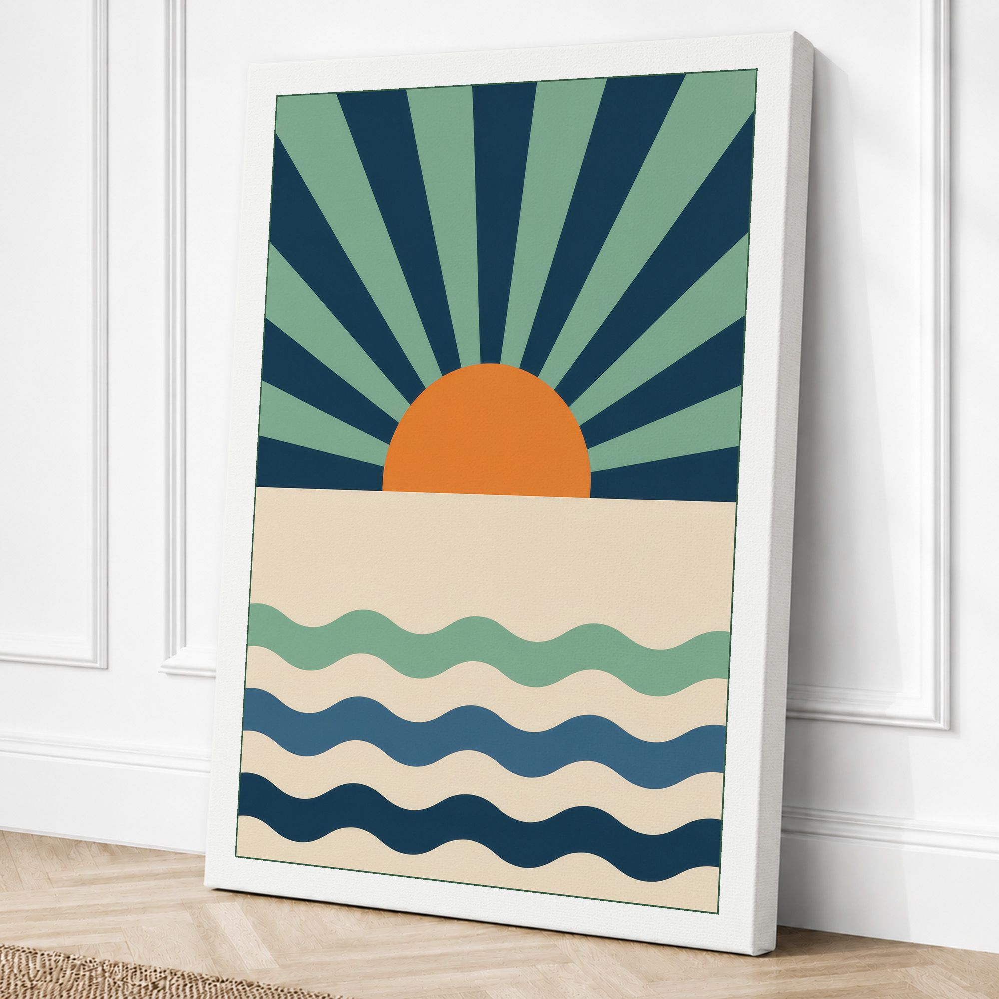White border canvas