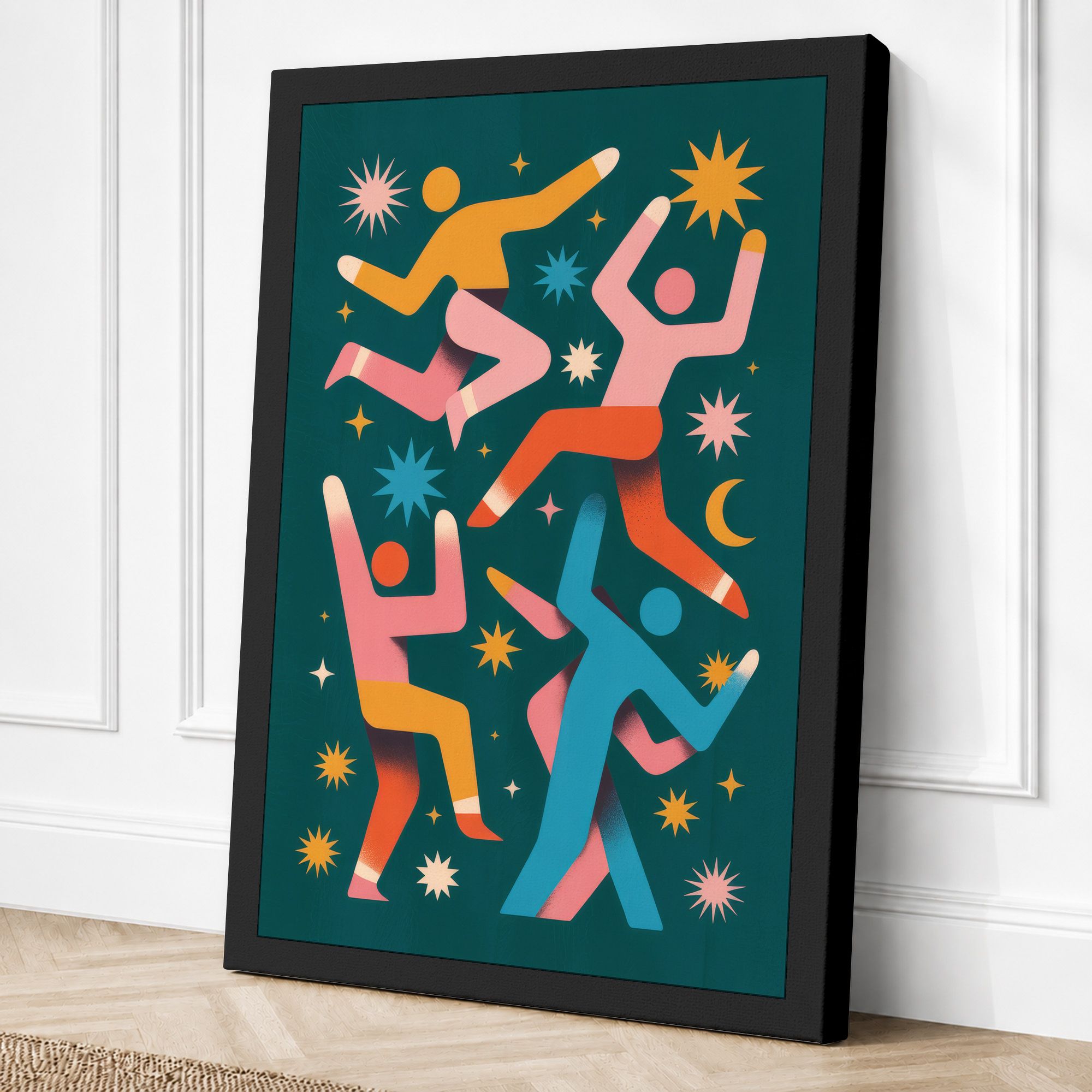 Black border canvas
