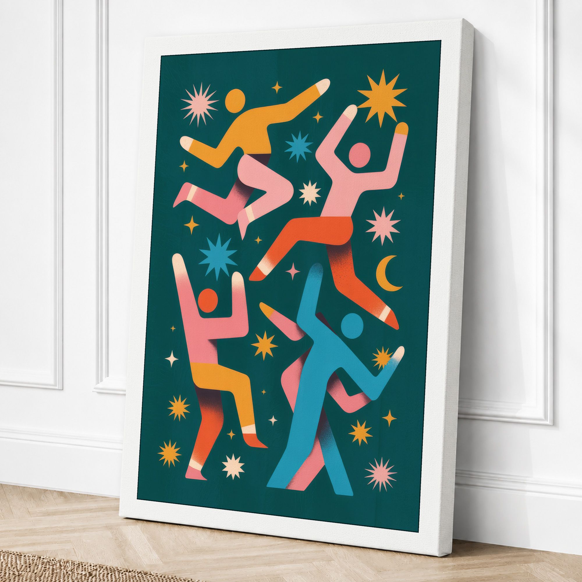White border canvas