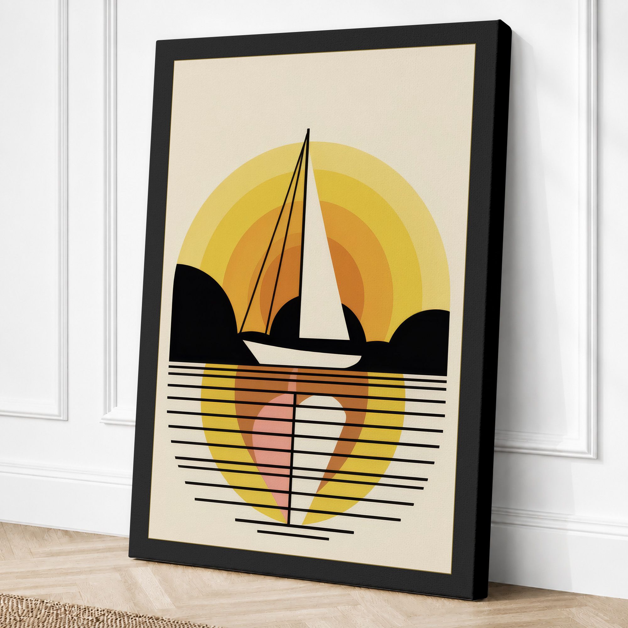 Black border canvas