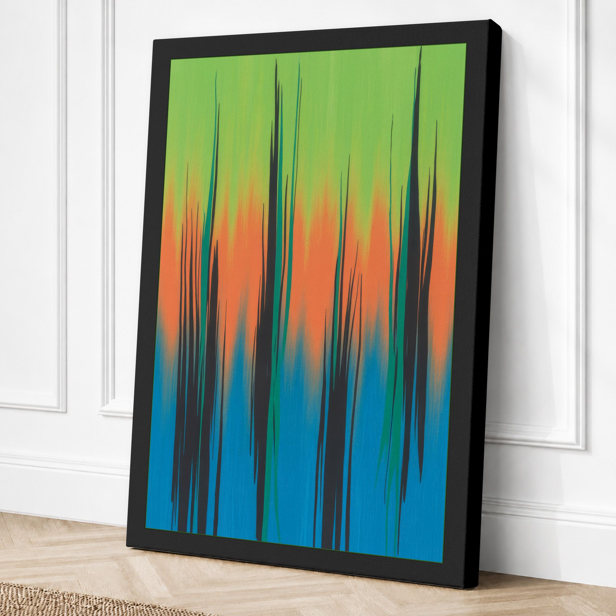 Black border canvas