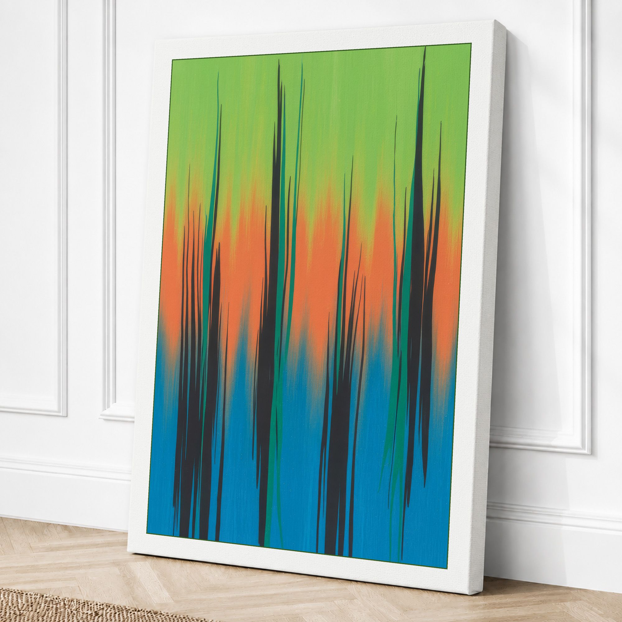 White border canvas