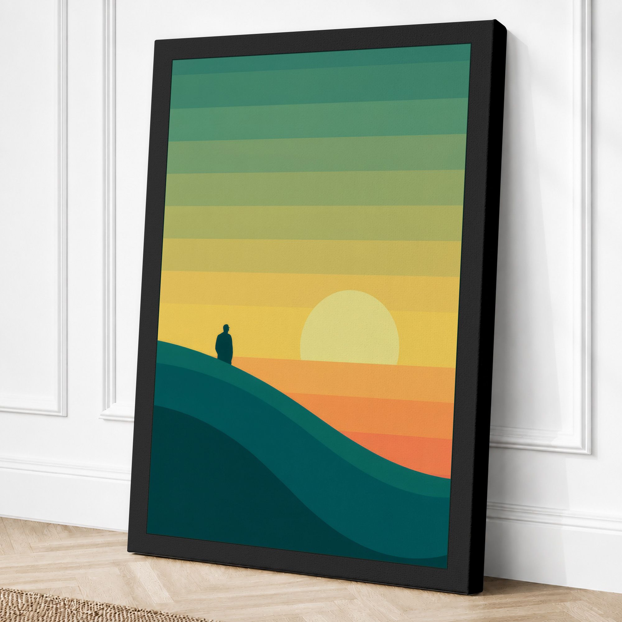 Black border canvas