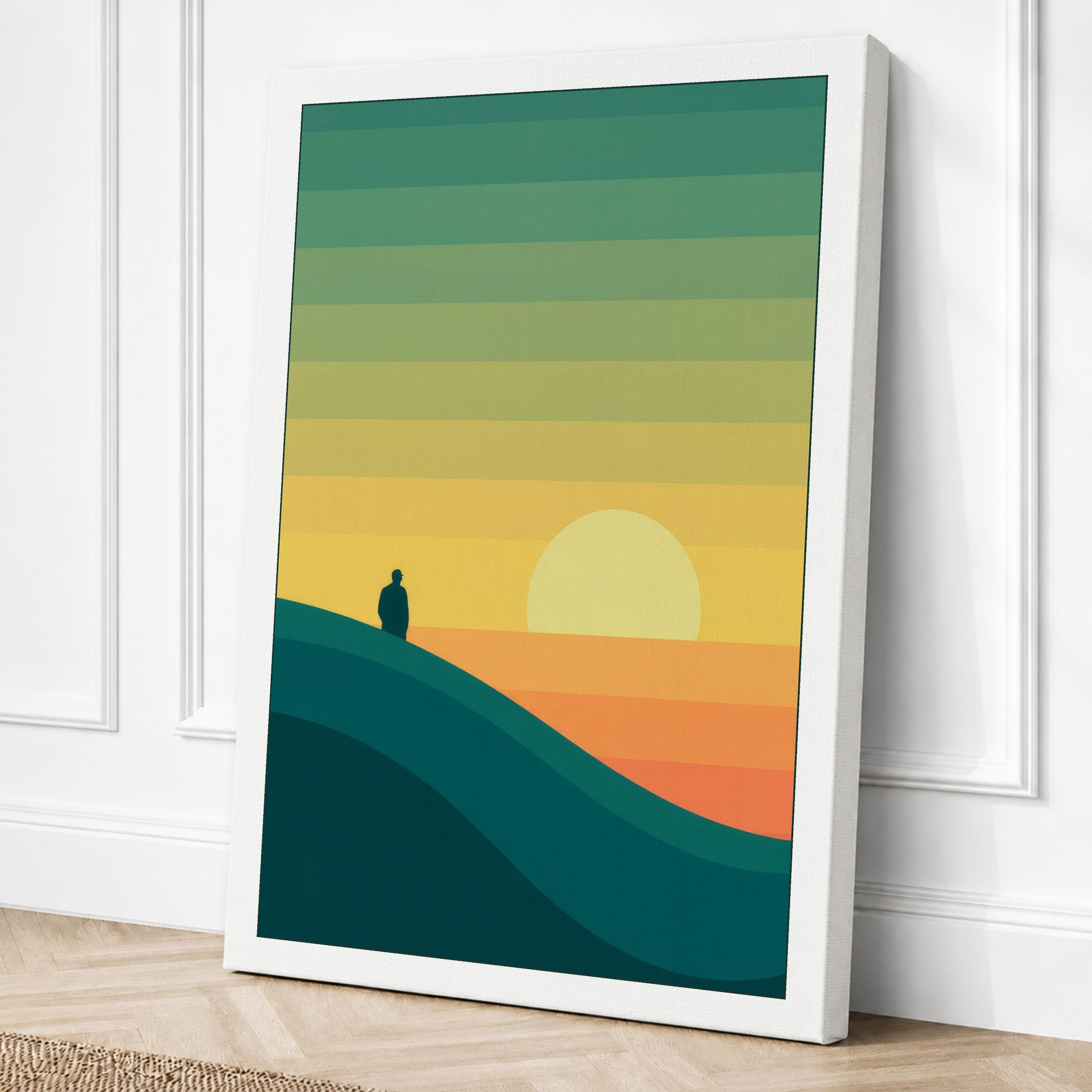 White border canvas