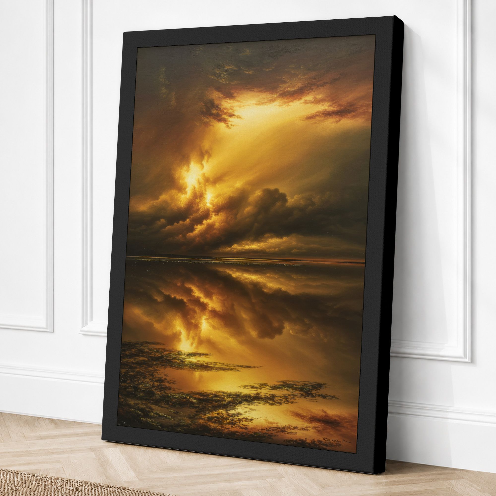 Black border canvas