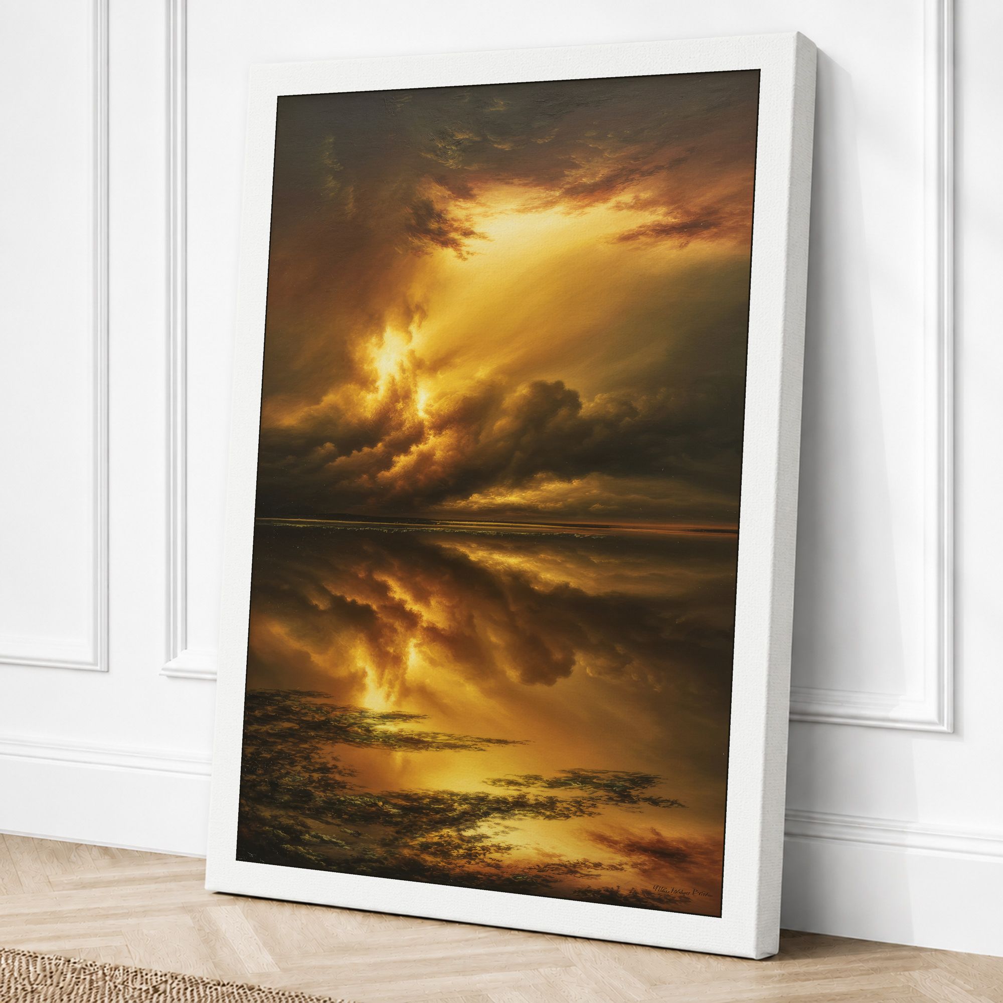 White border canvas