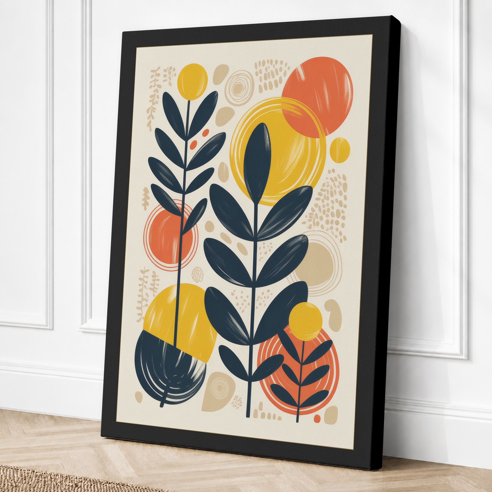 Black border canvas