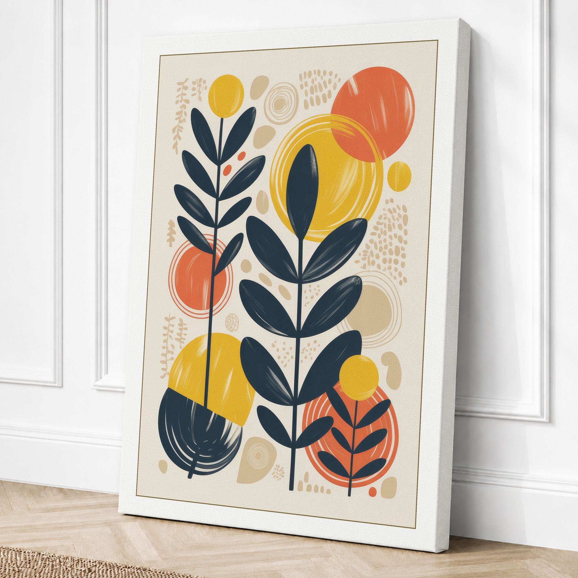 White border canvas