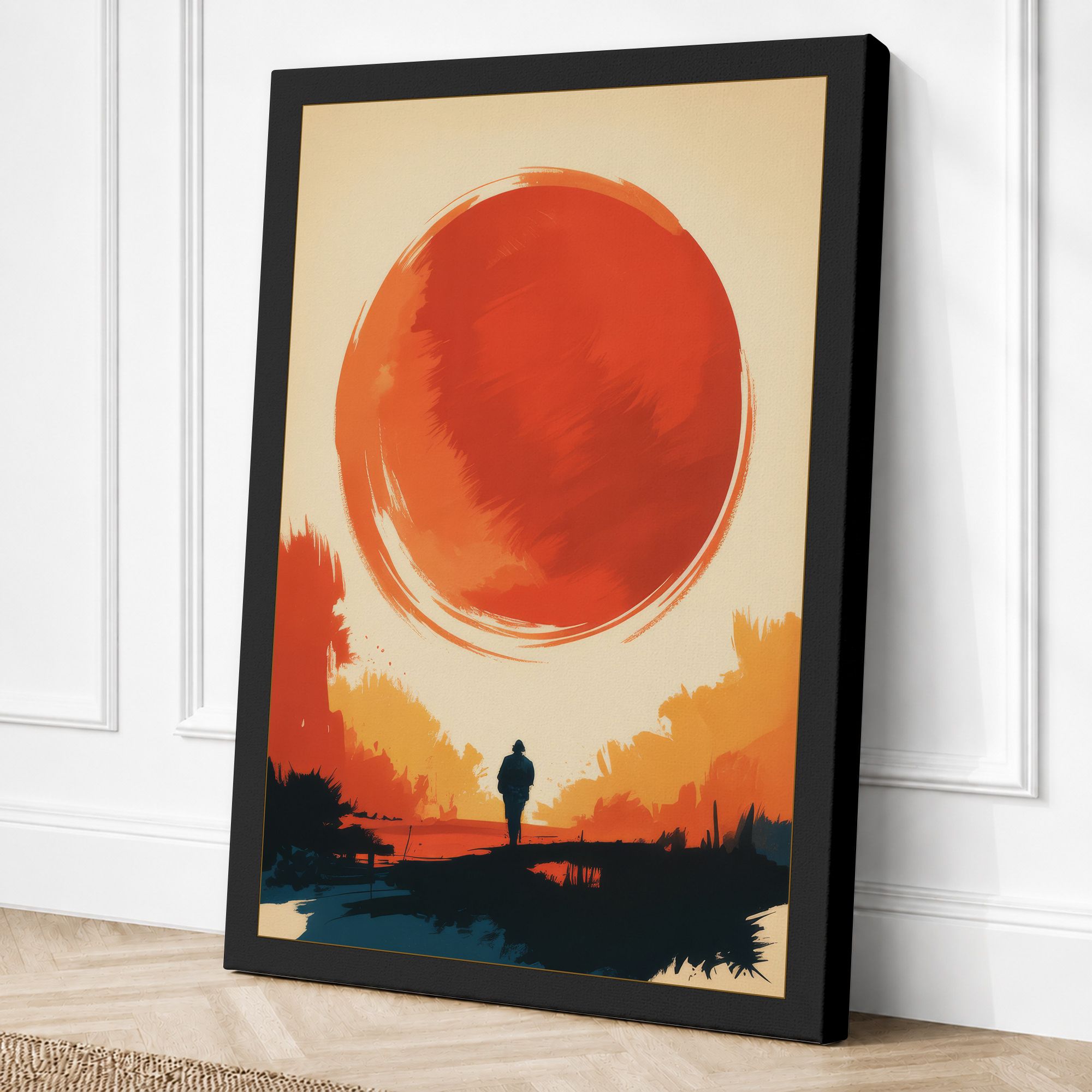Black border canvas