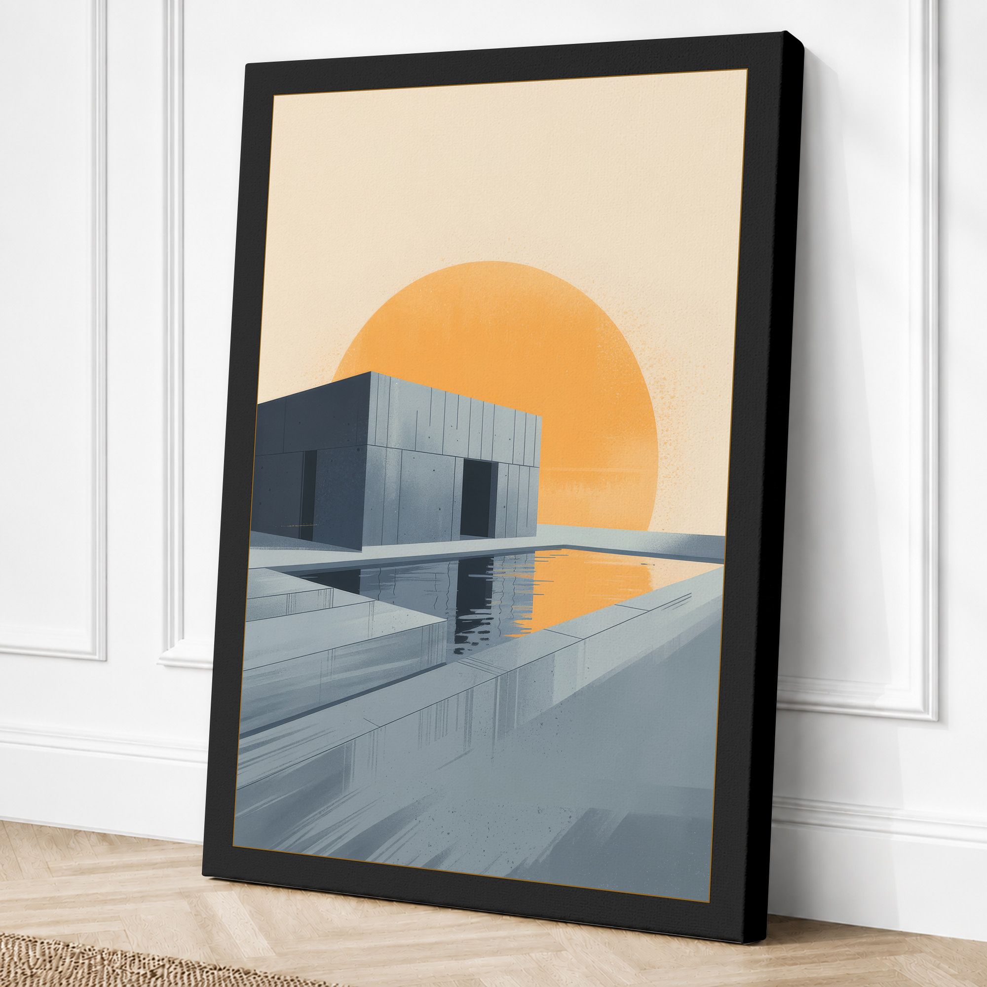 Black border canvas