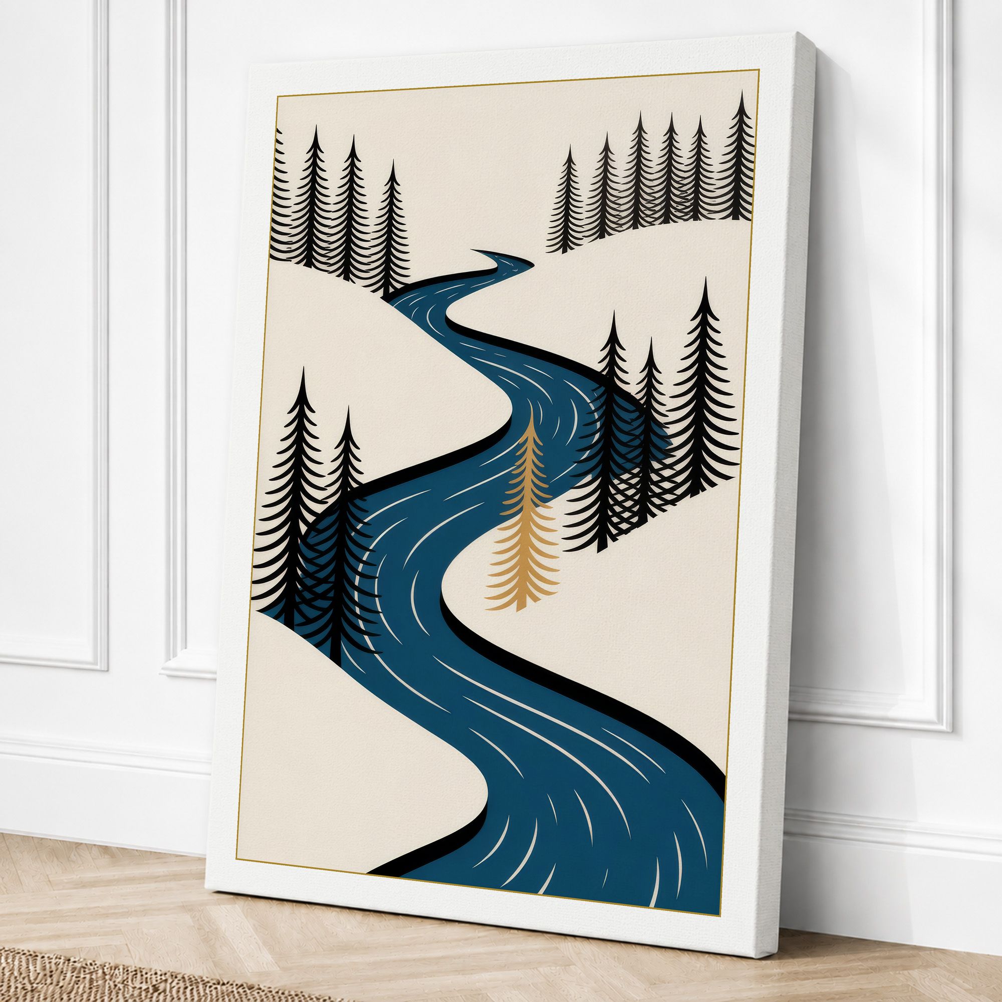 White border canvas