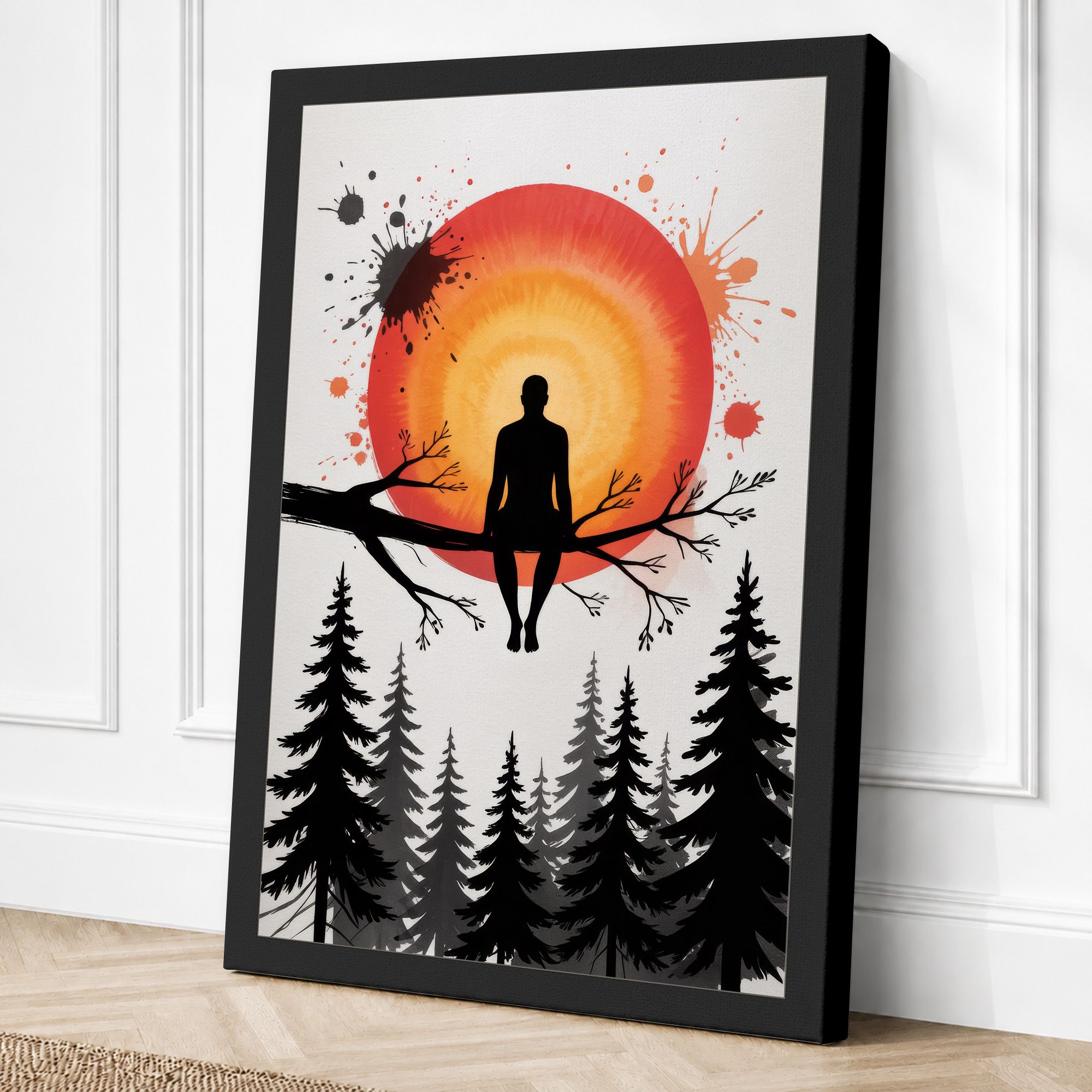 Black border canvas