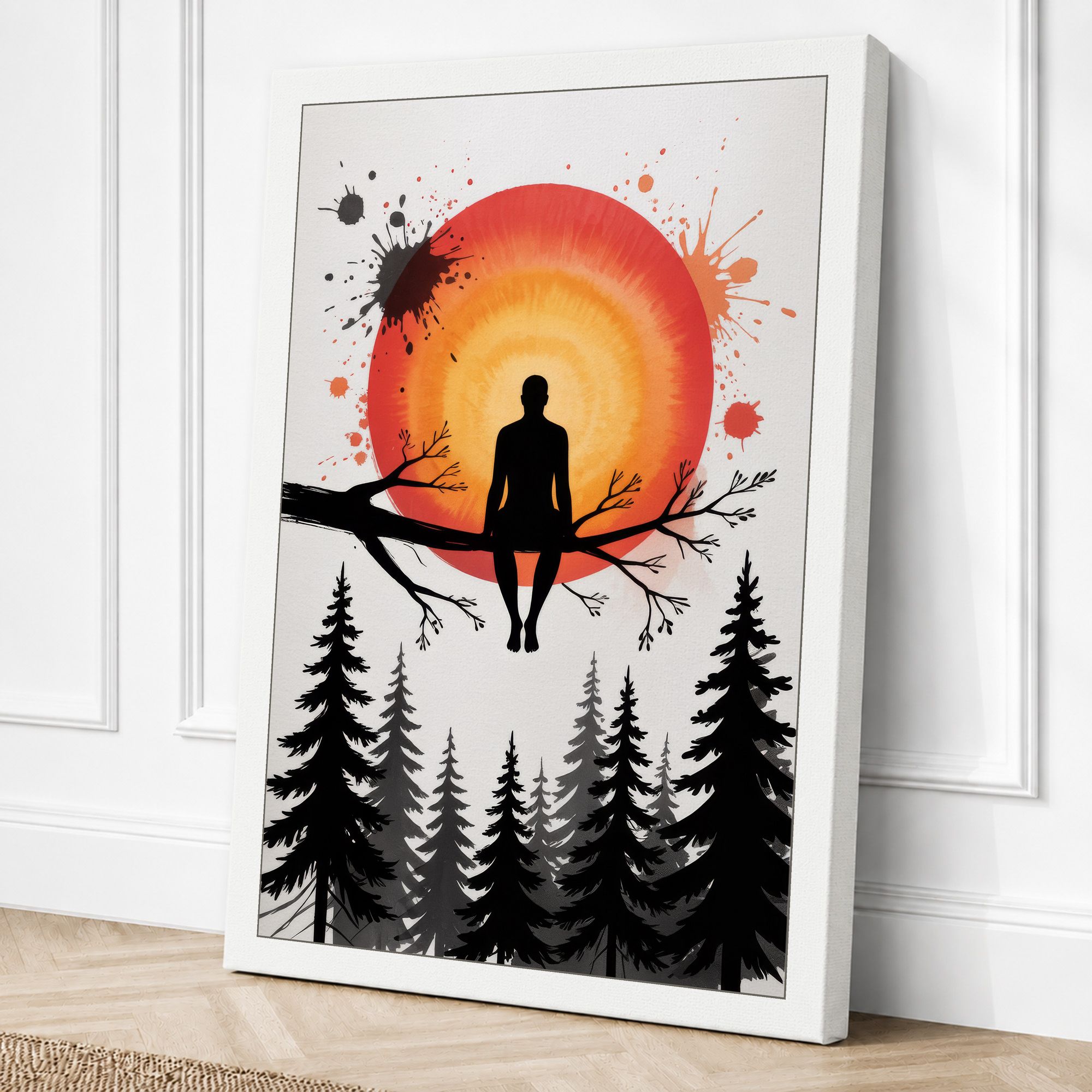 White border canvas