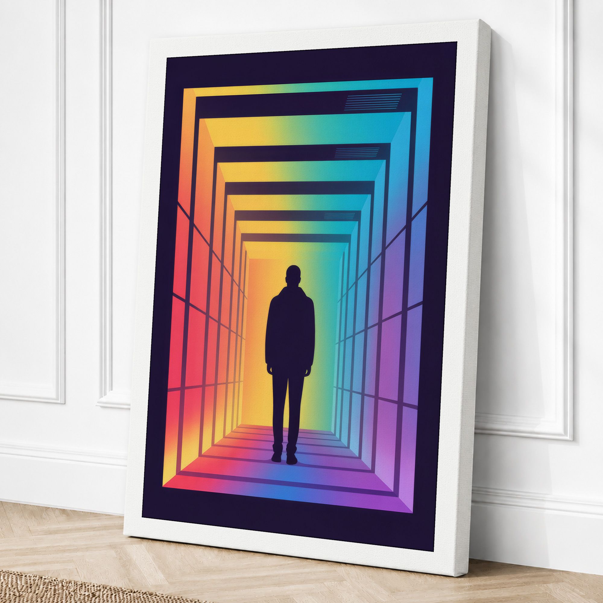 White border canvas