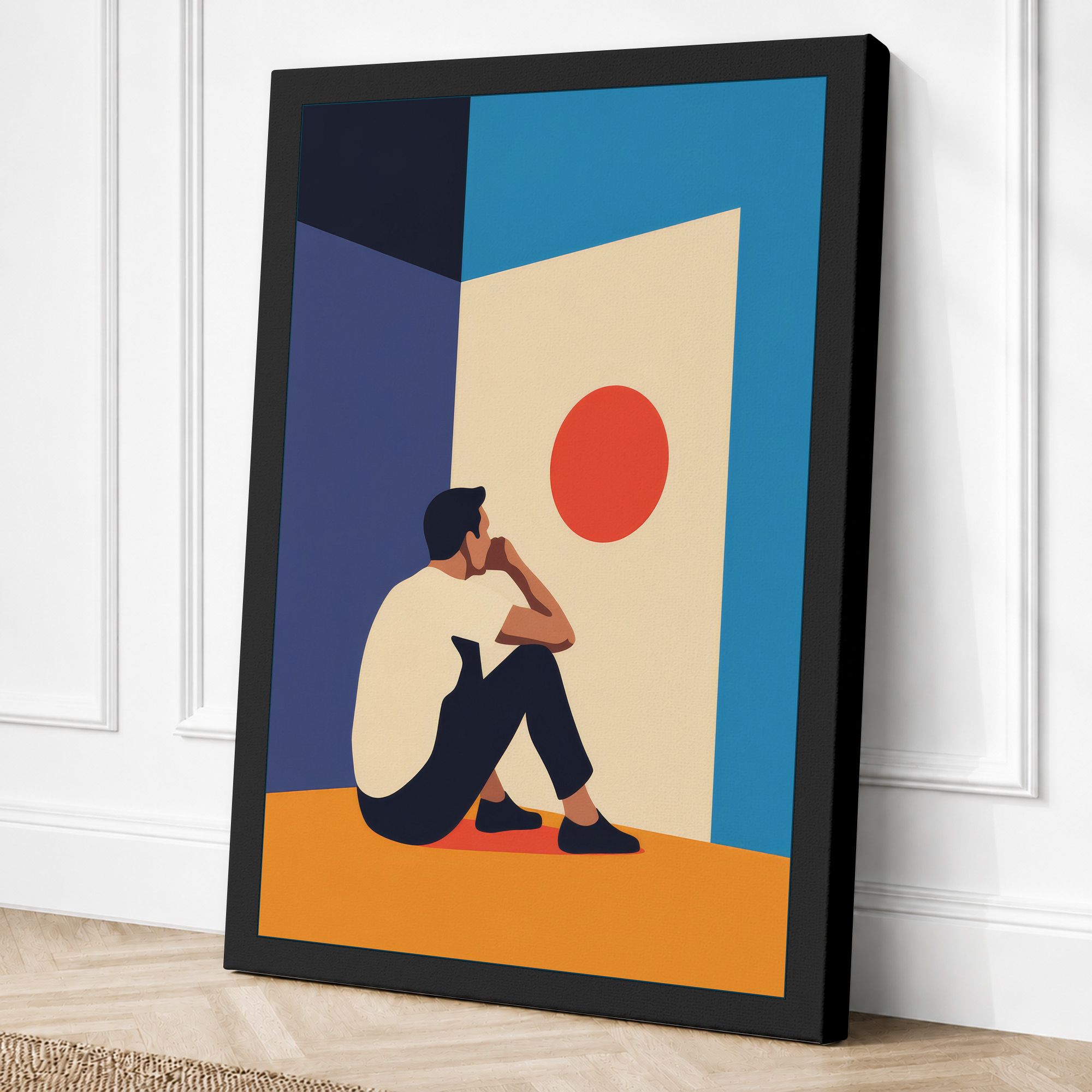 Black border canvas