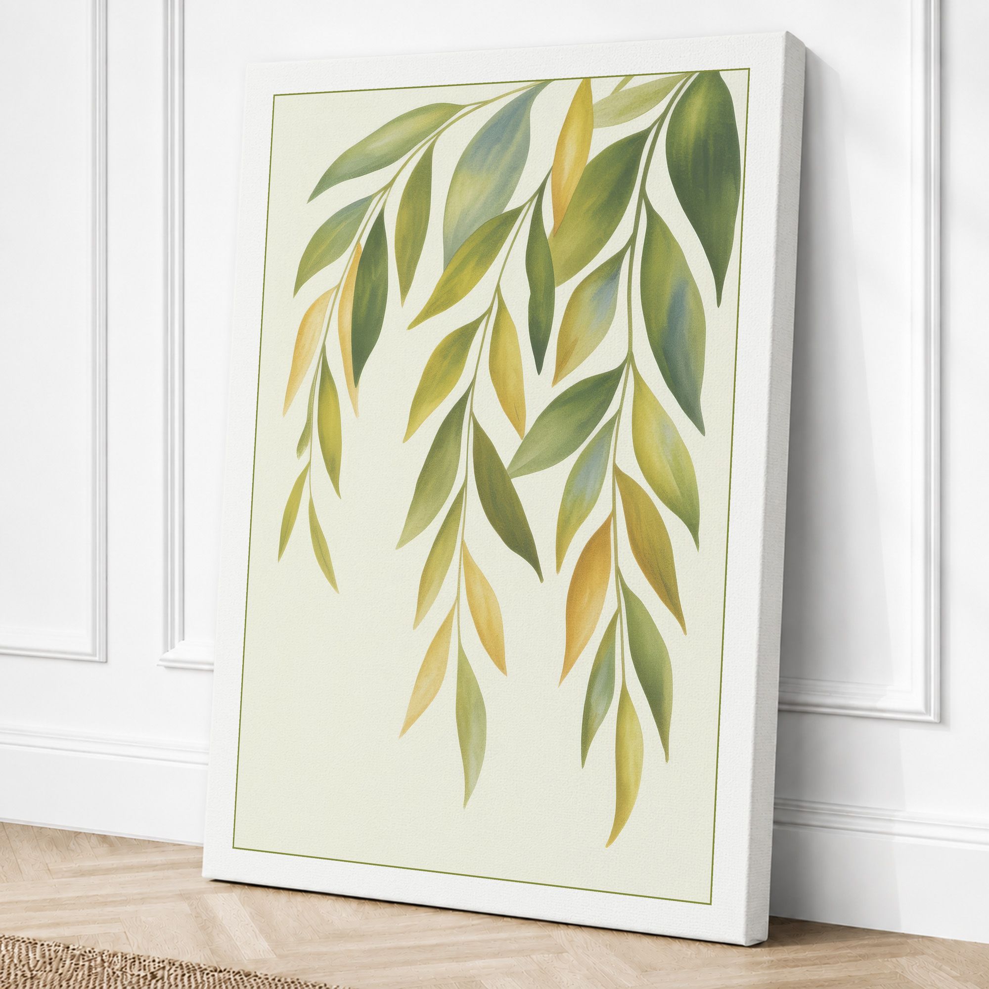 White border canvas