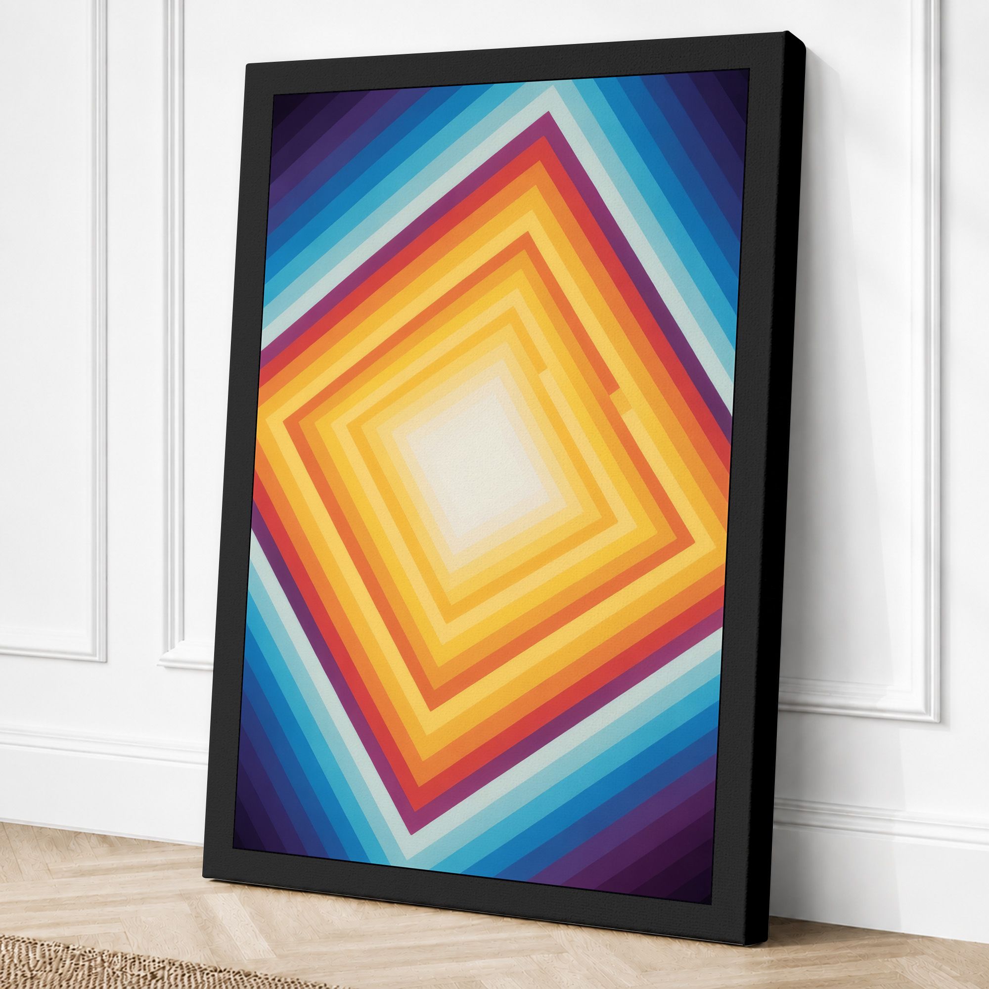 Black border canvas