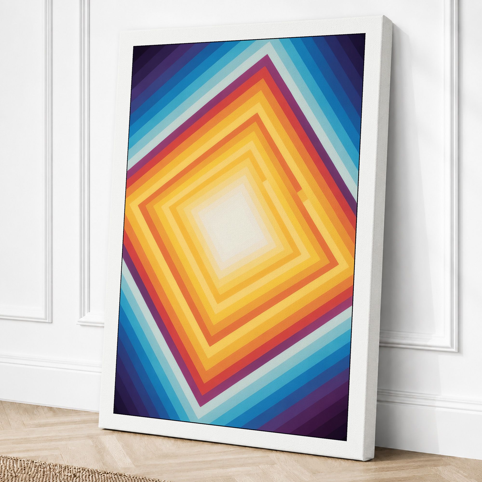 White border canvas