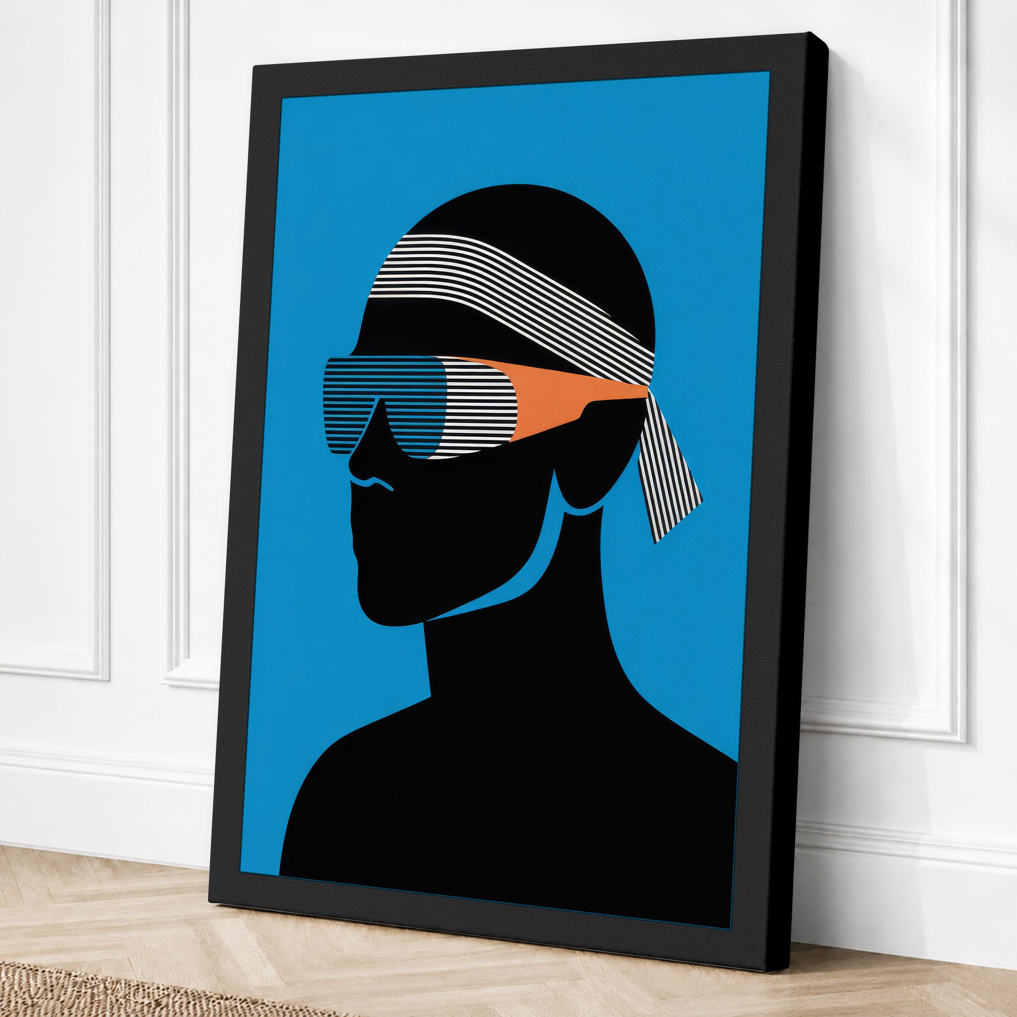 Black border canvas