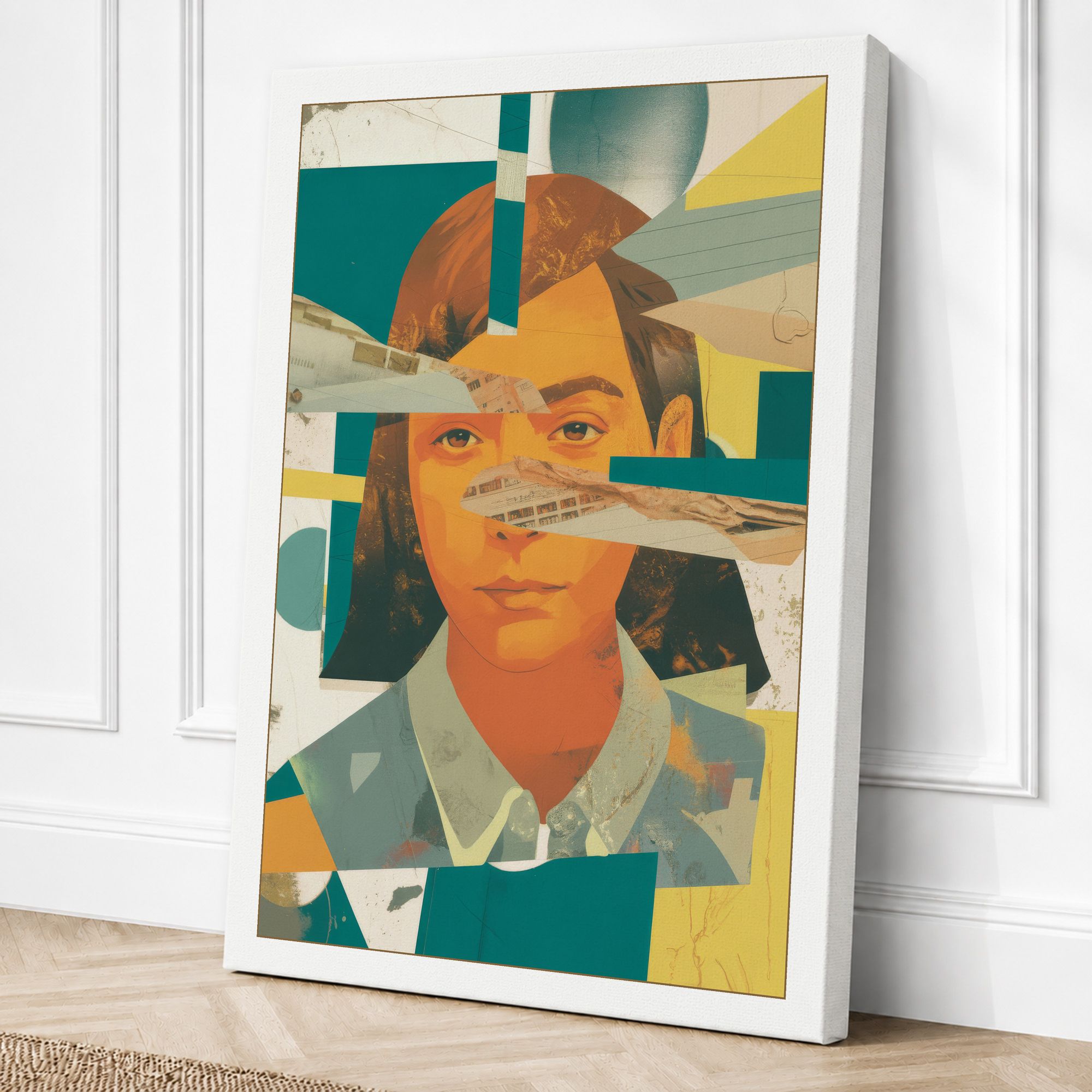 White border canvas