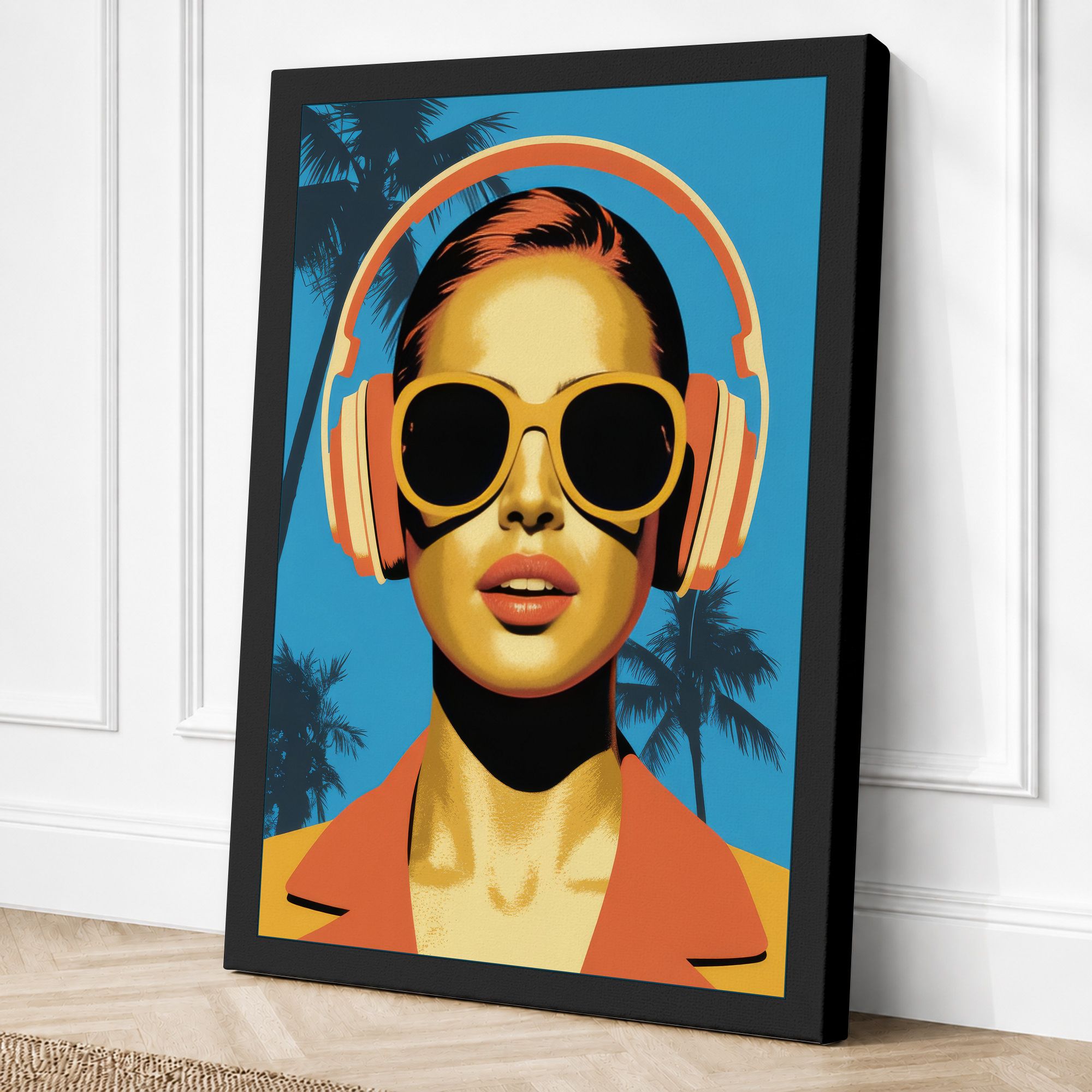 Black border canvas
