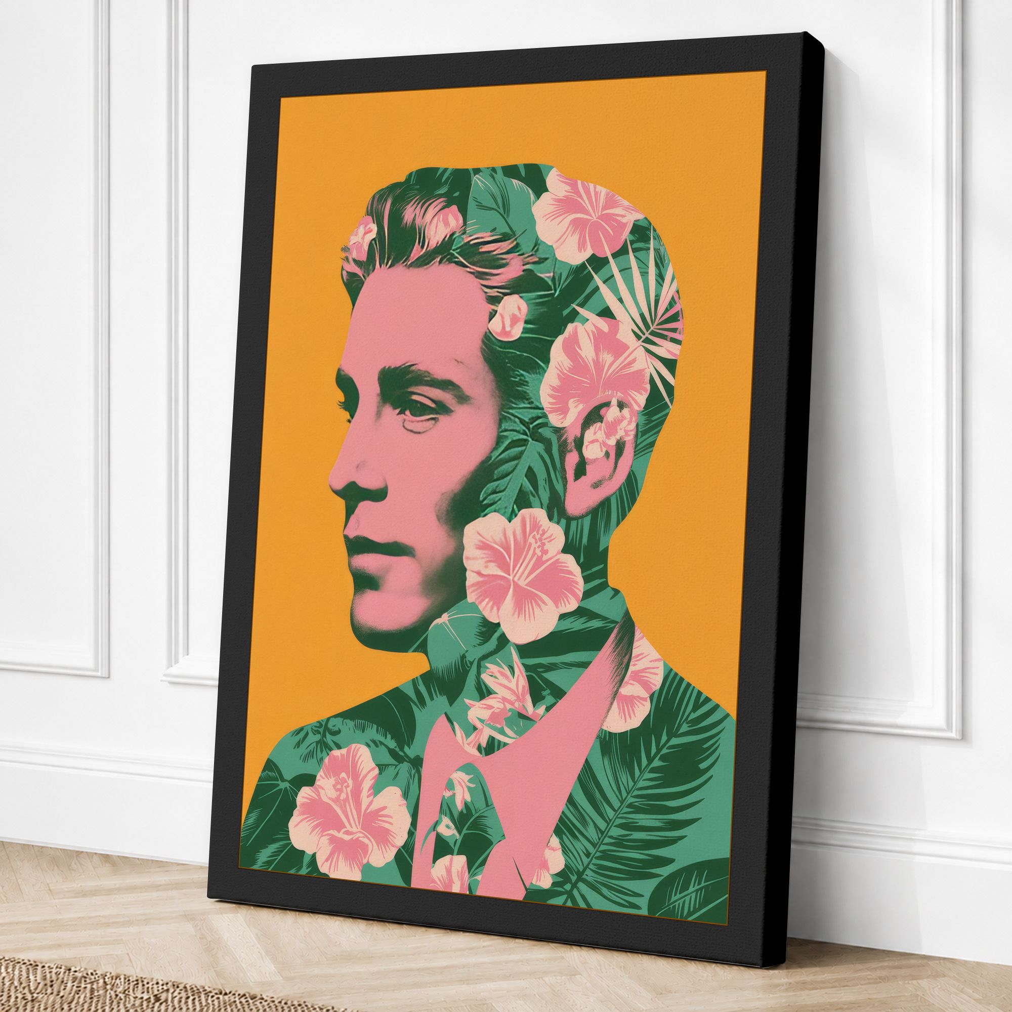 Black border canvas