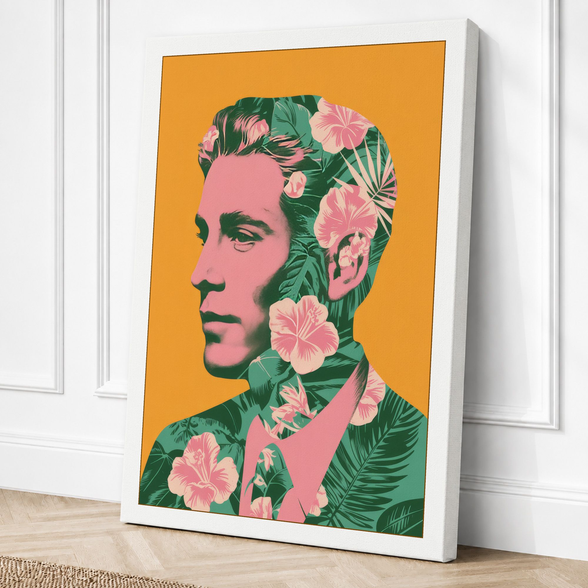 White border canvas