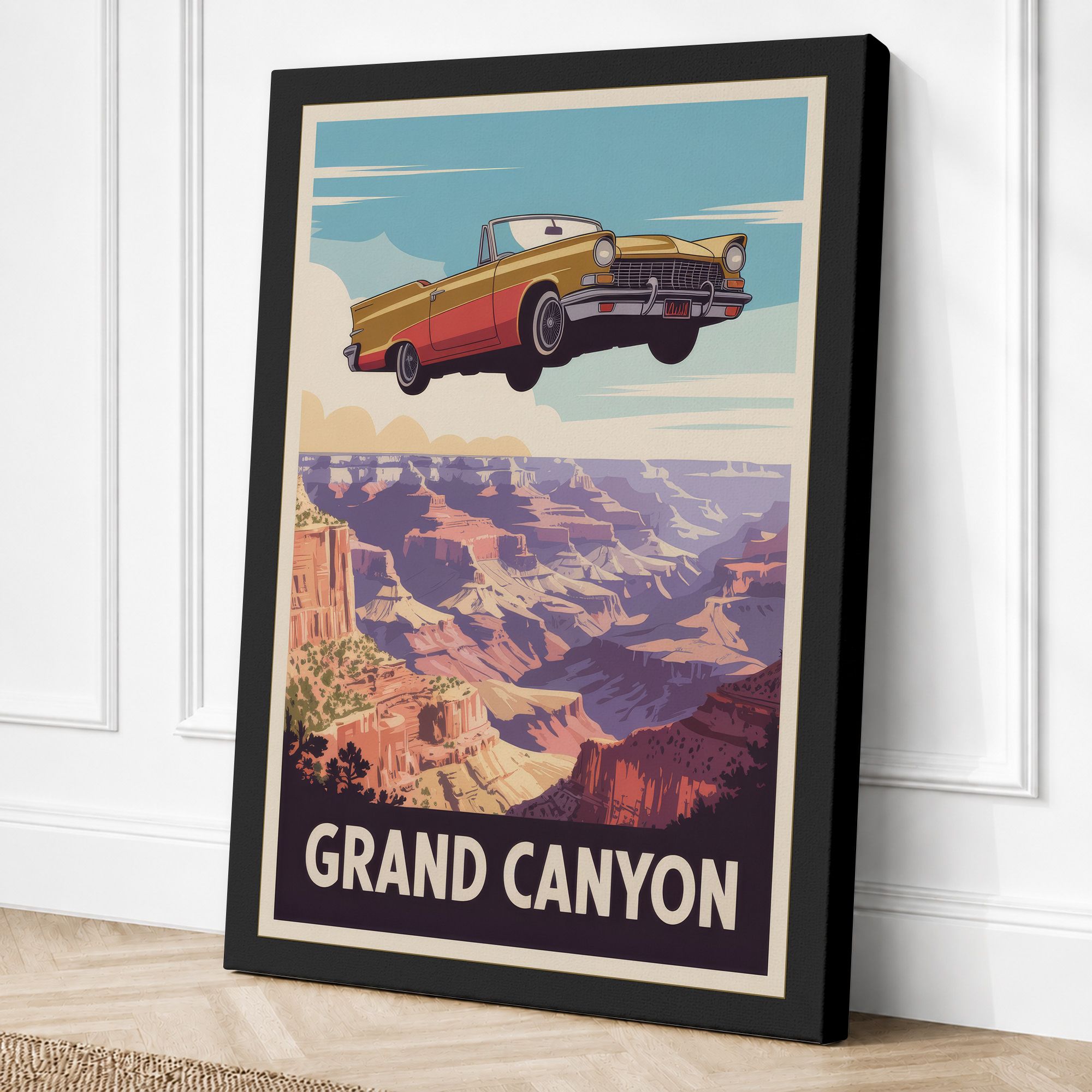 Black border canvas