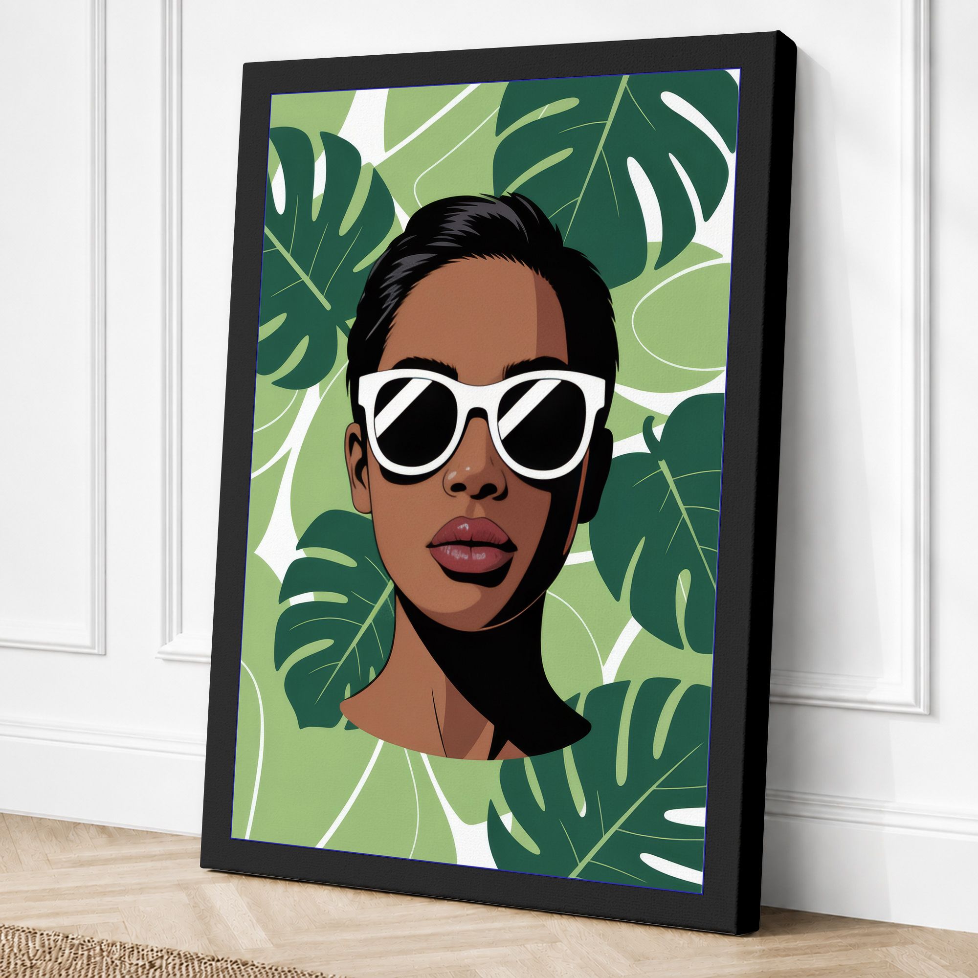 Black border canvas