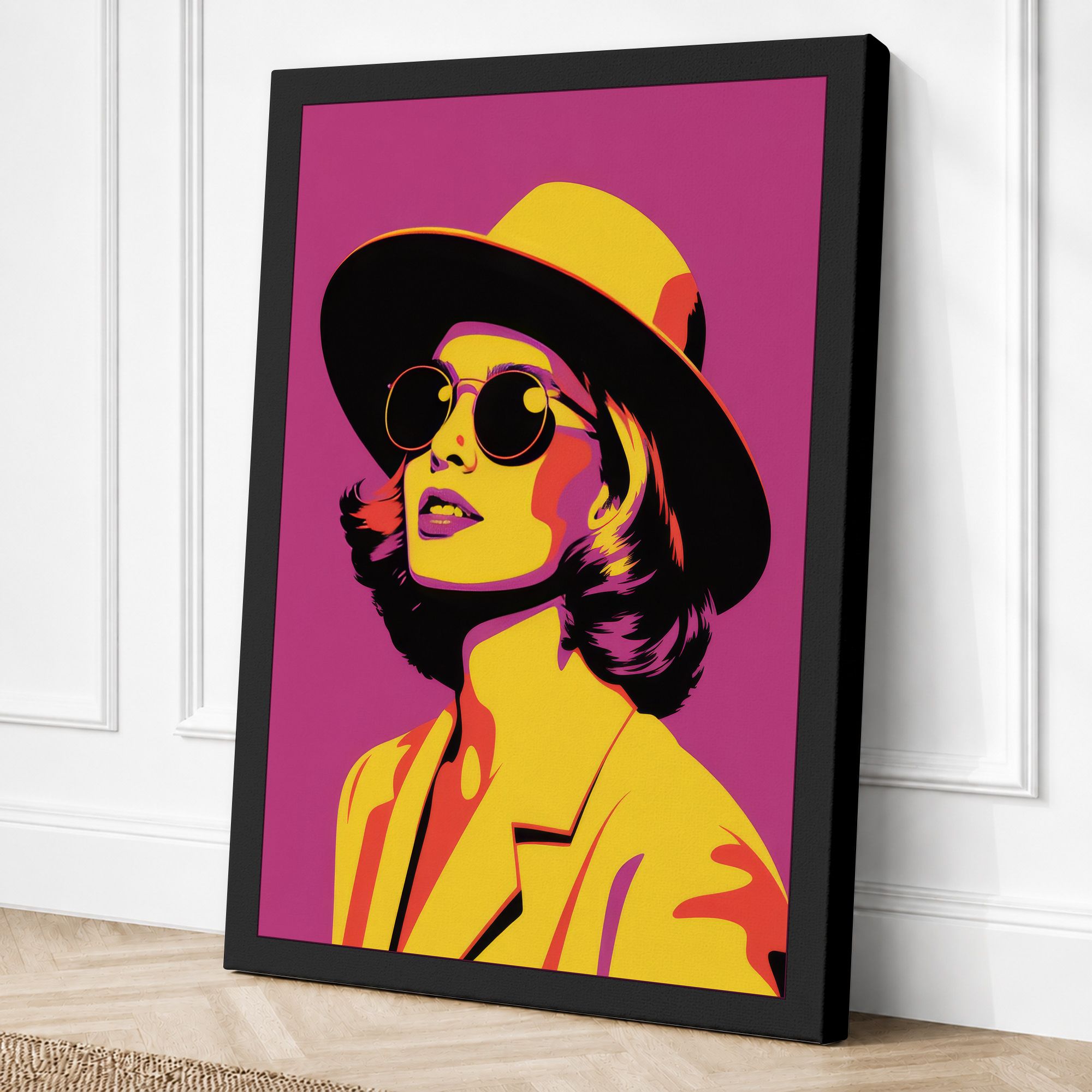 Black border canvas