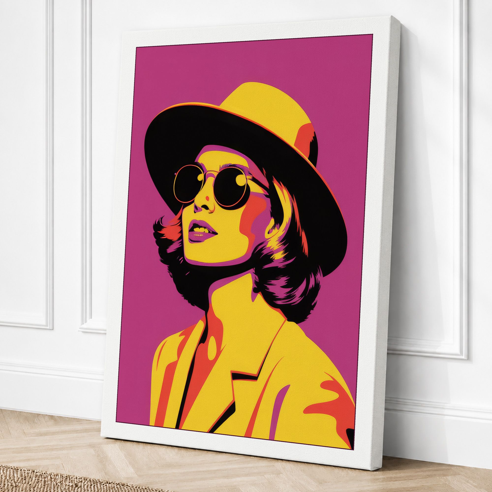 White border canvas
