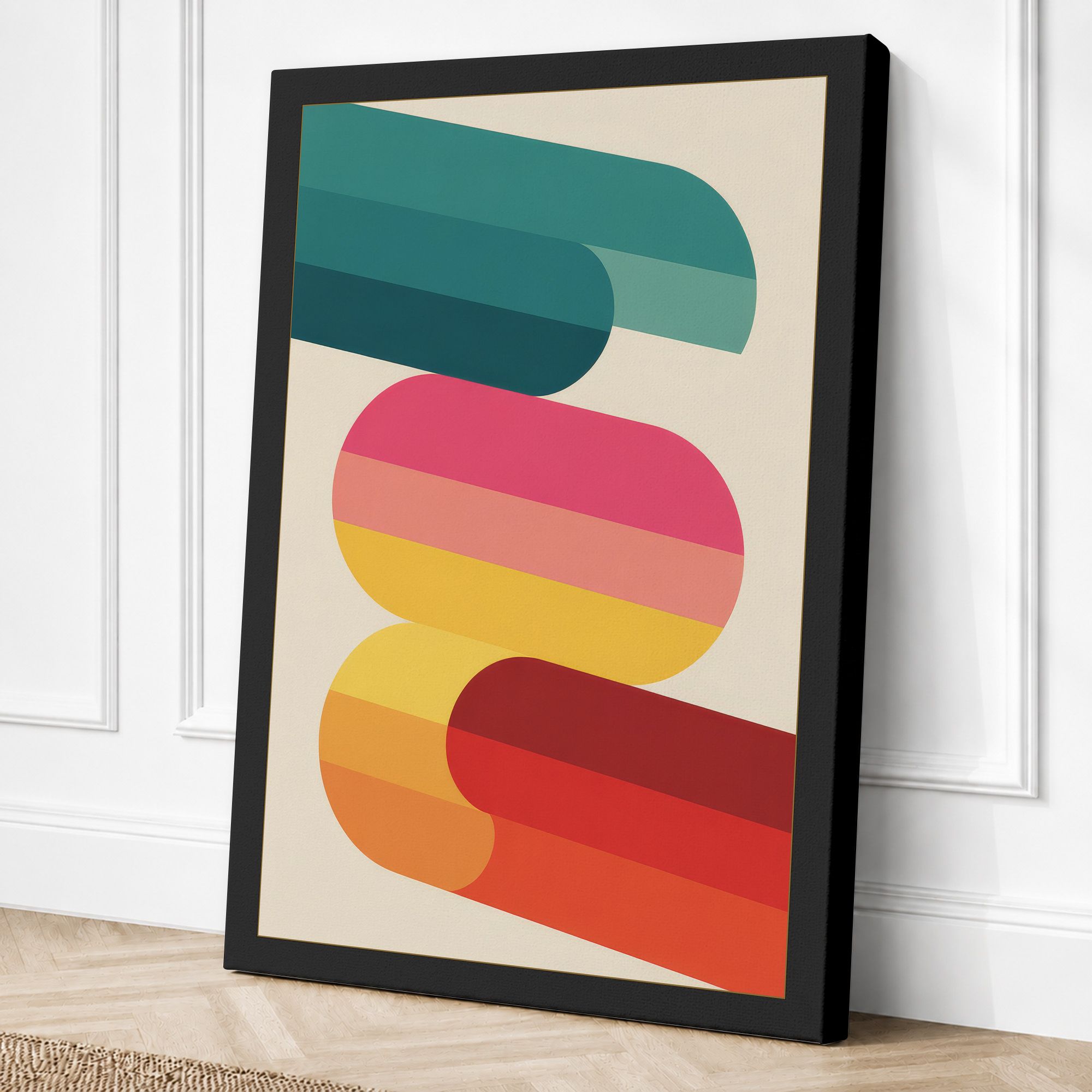 Black border canvas