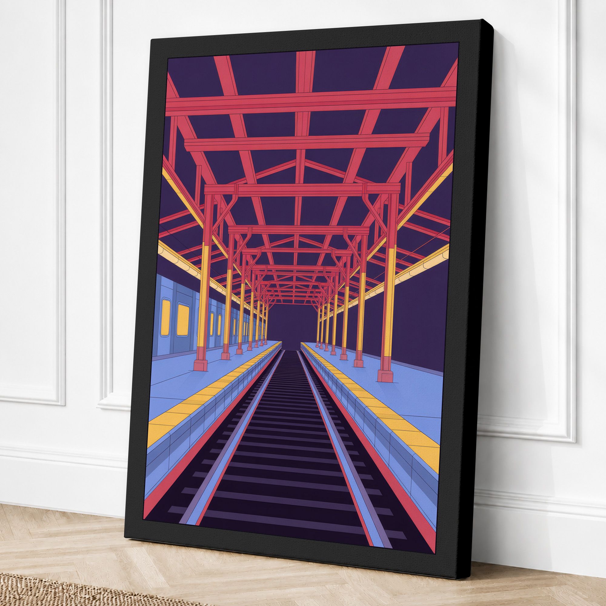 Black border canvas