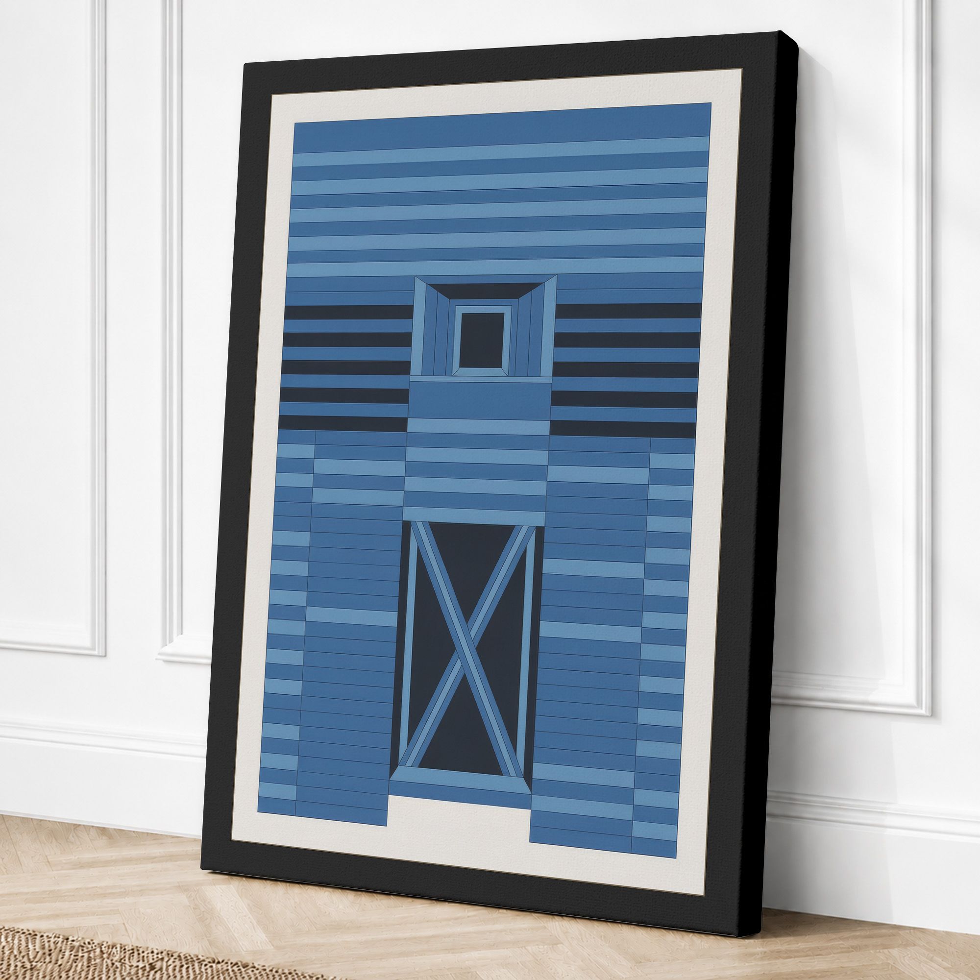 Black border canvas