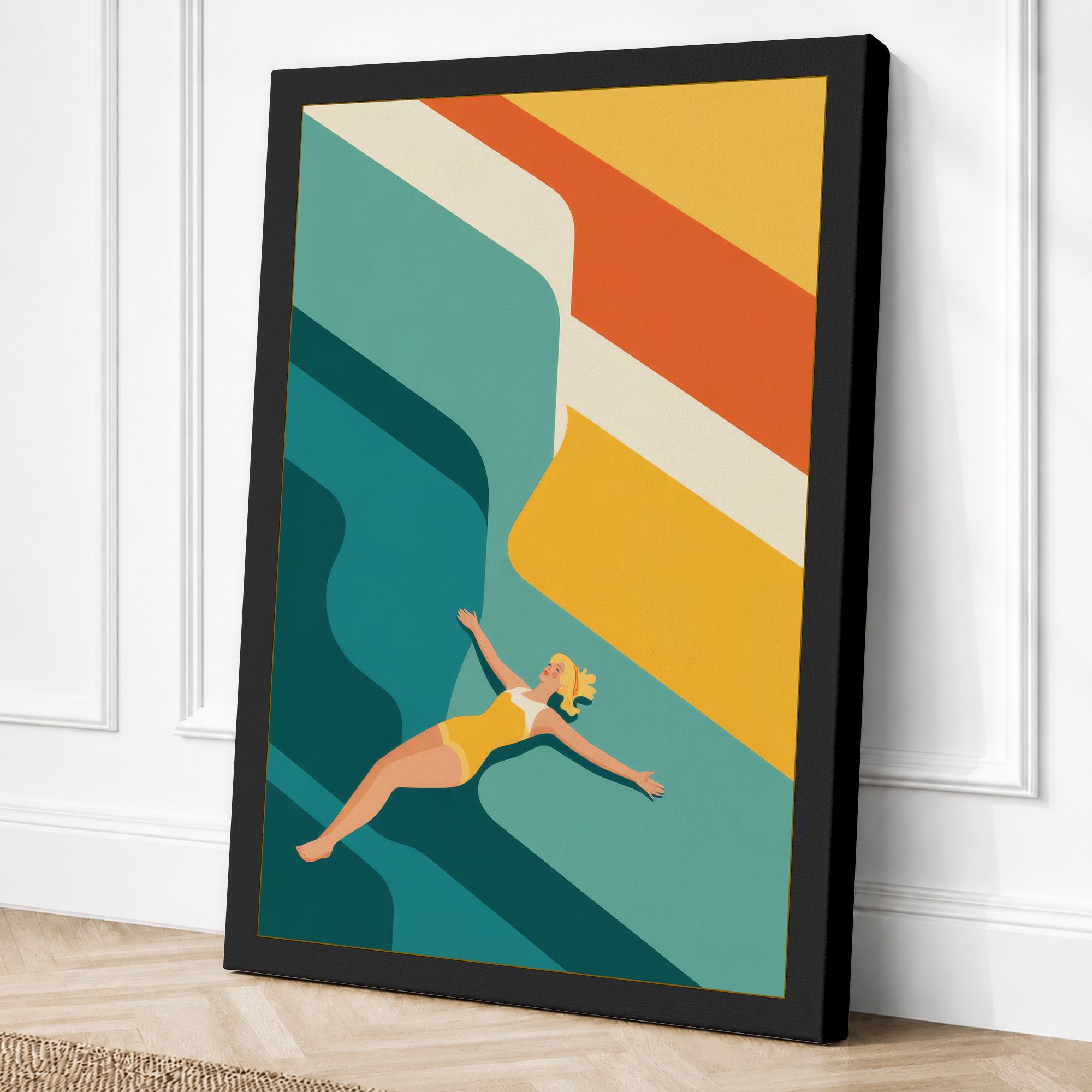 Black border canvas