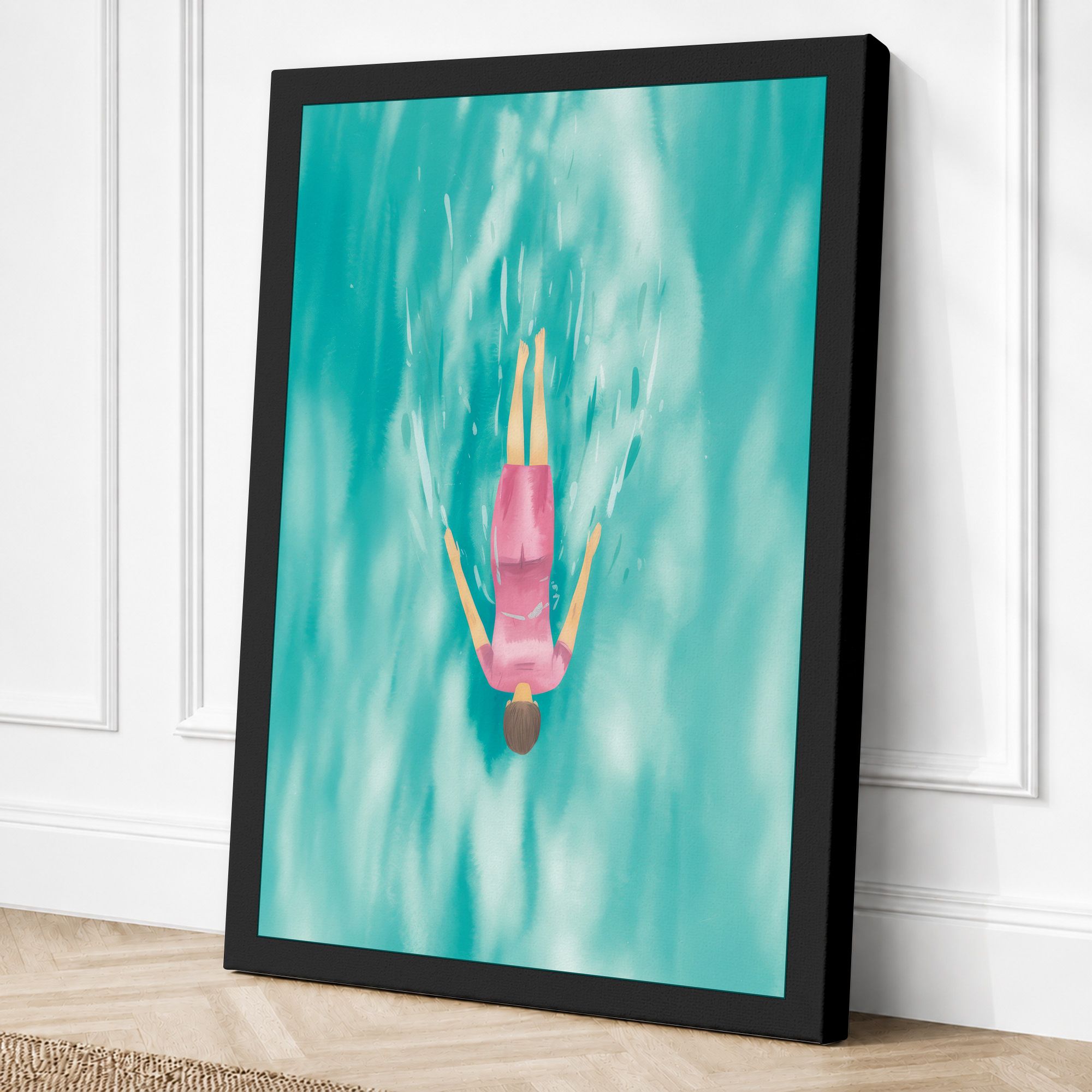 Black border canvas