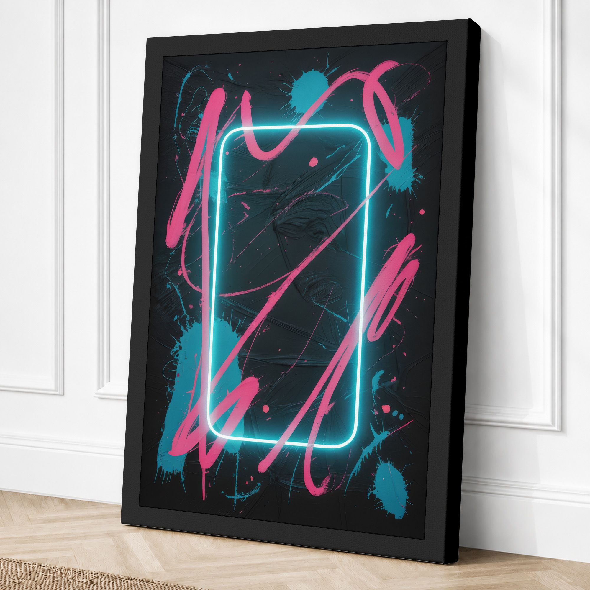 Black border canvas