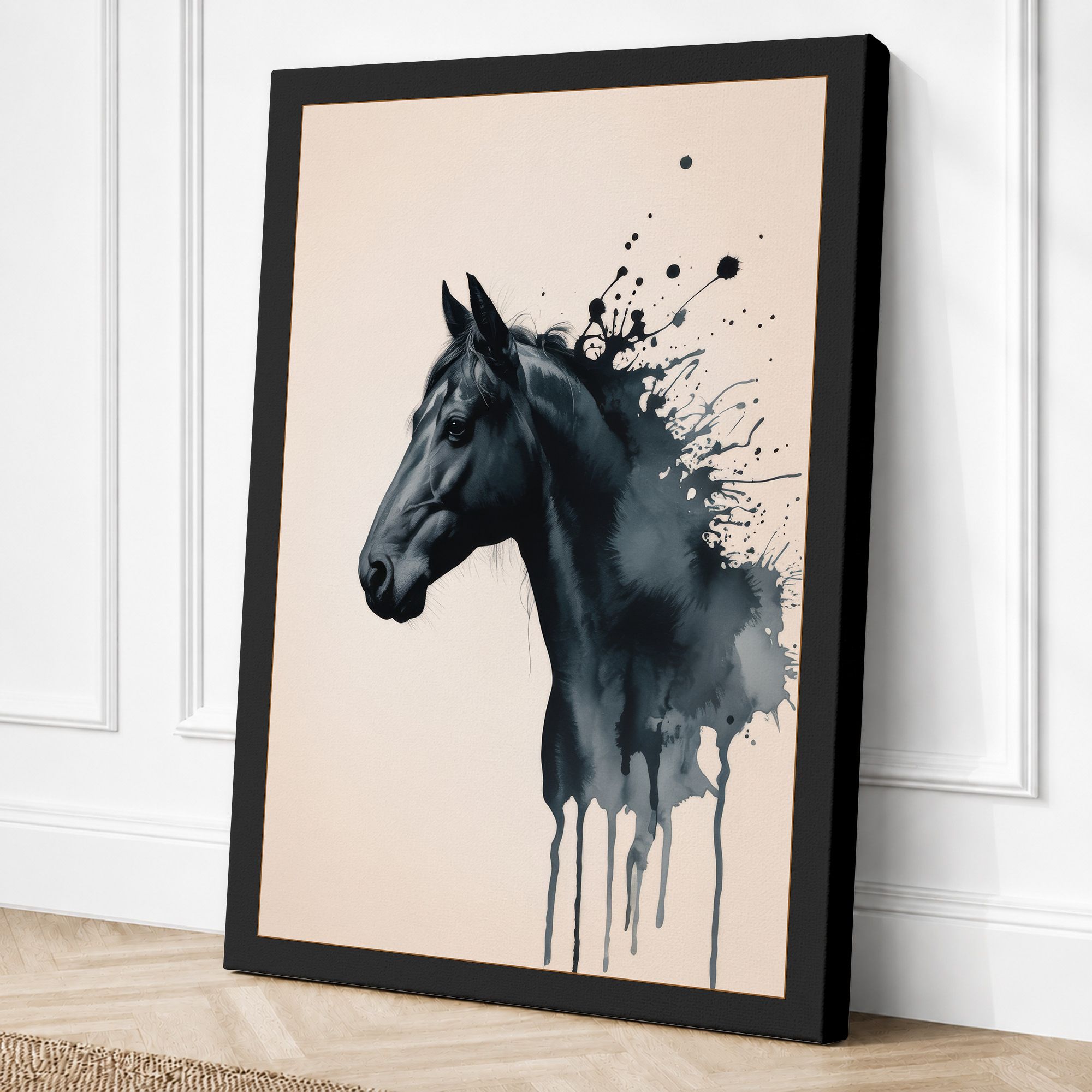 Black border canvas